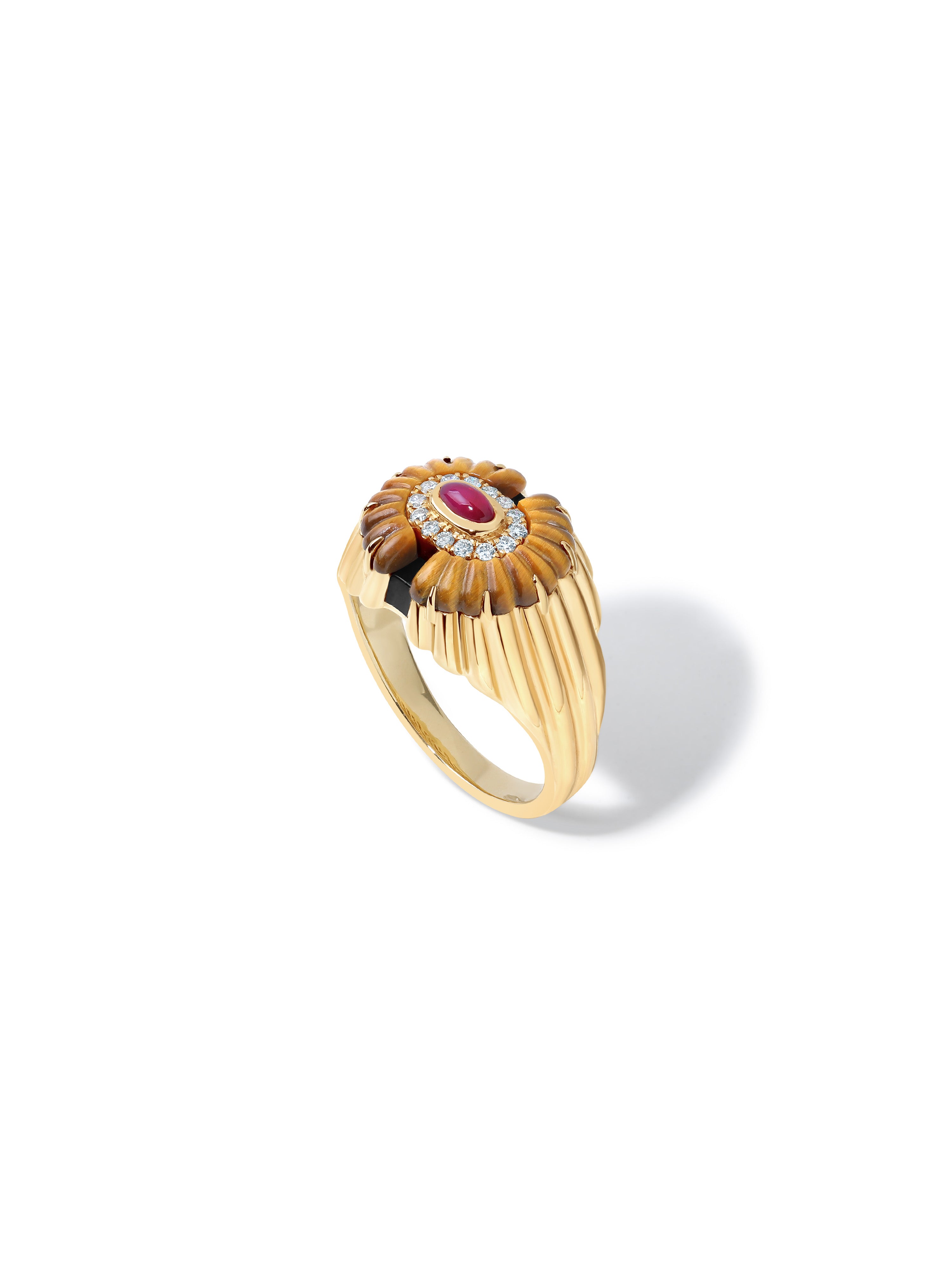 Alara Tigerlily Signet Ring