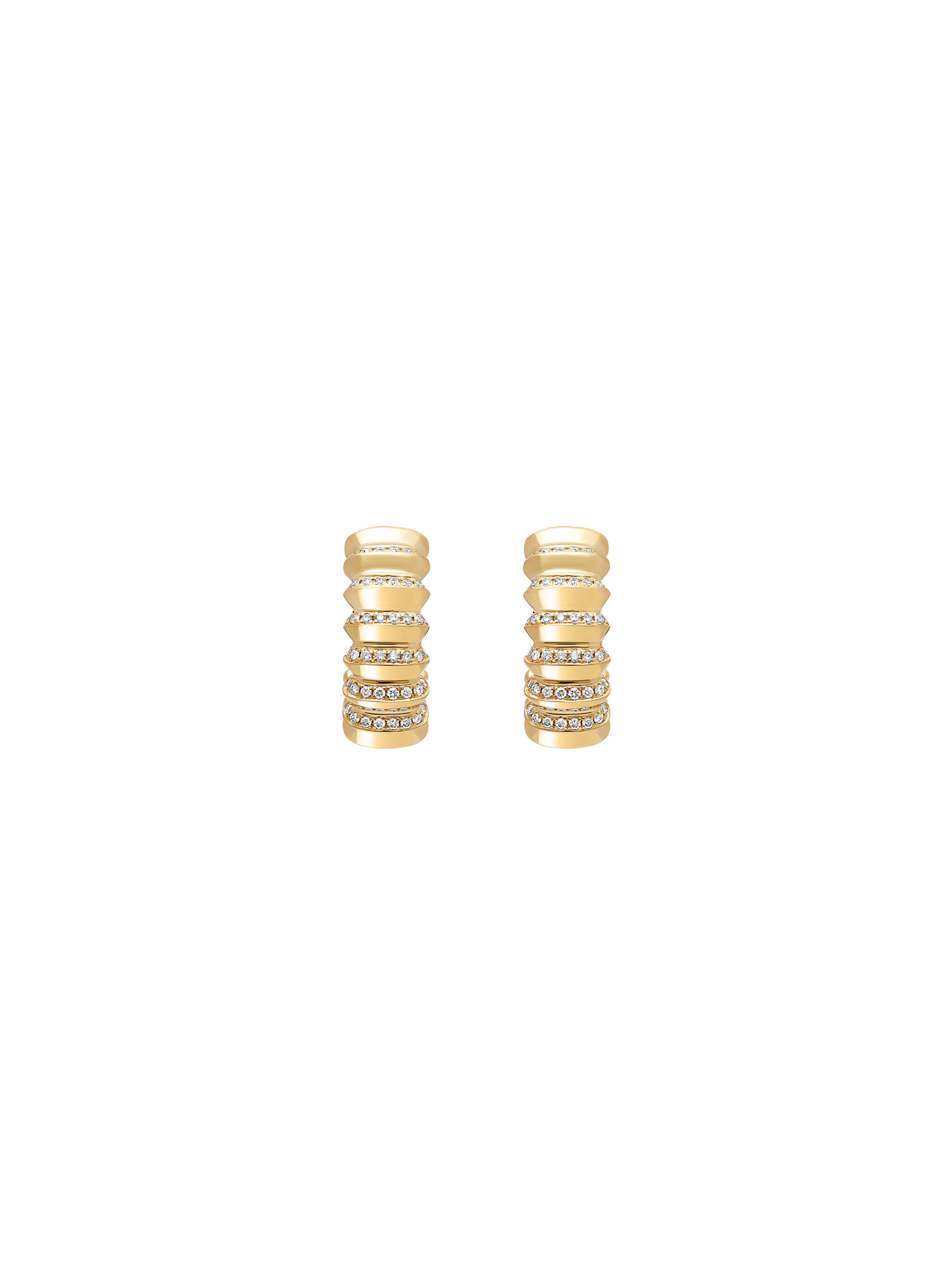 Borsh Pavé Hoop Earrings