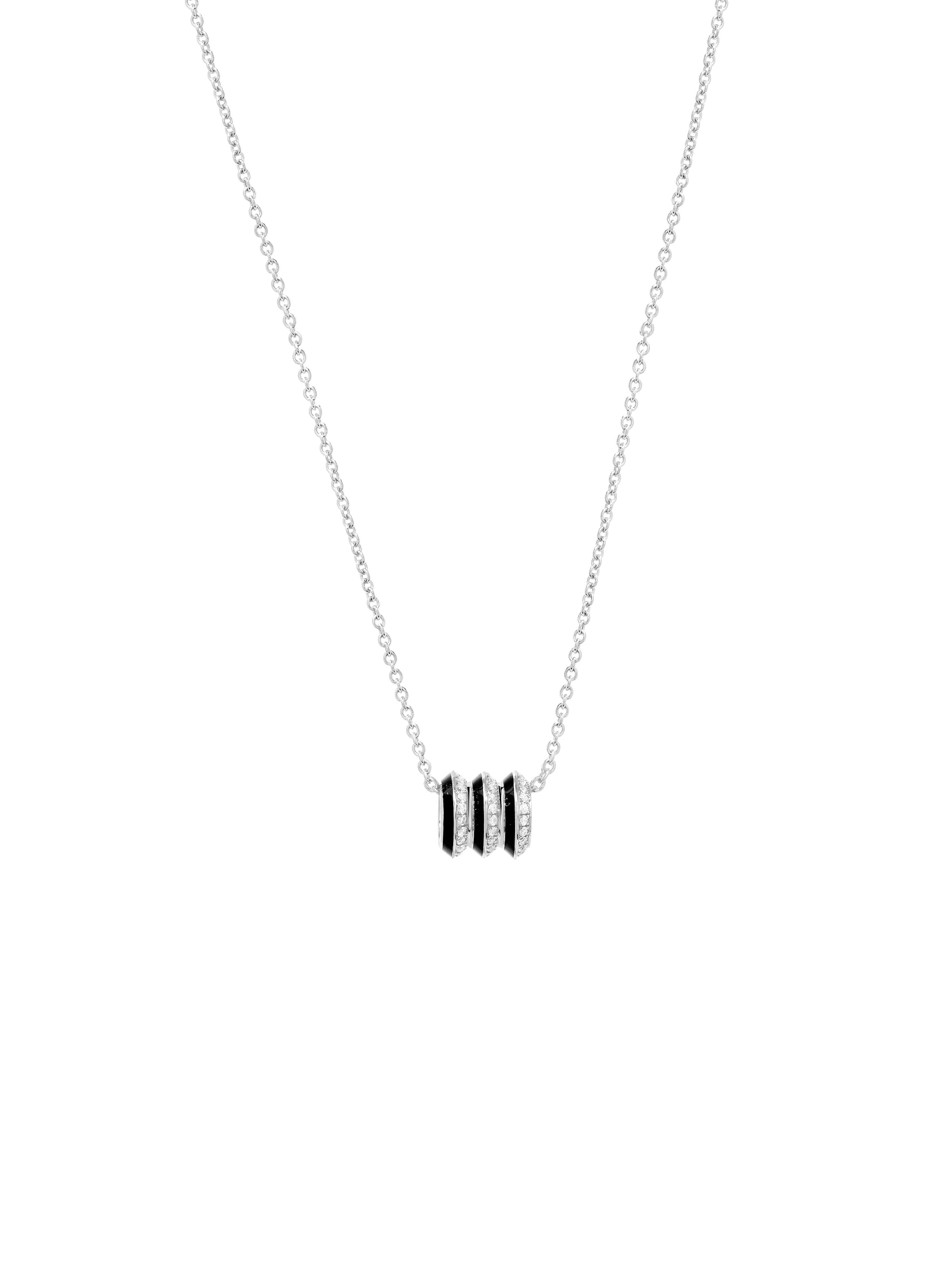Borsh Triplet Jet Black Pendant