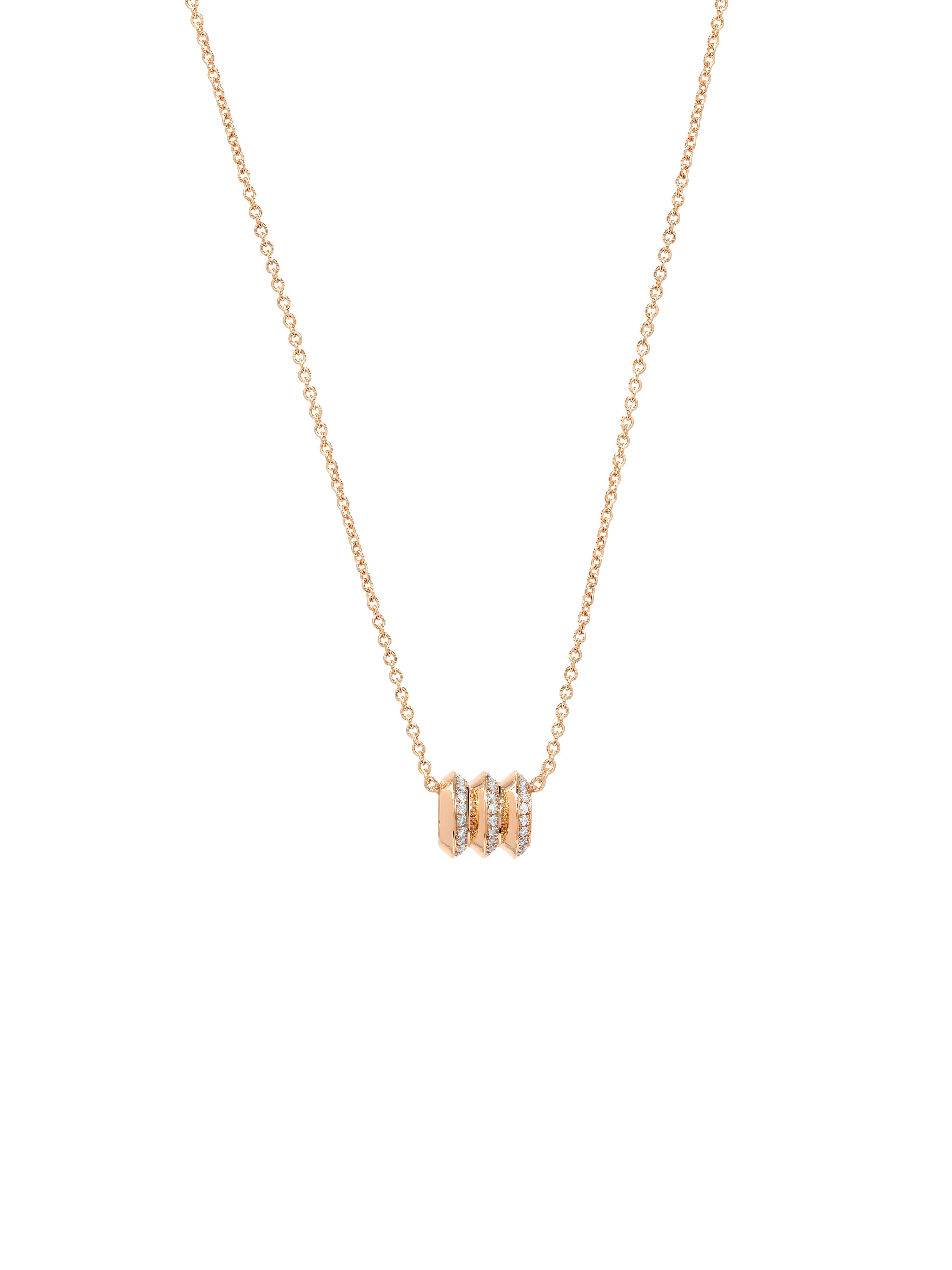 Borsh Triplet Pavé Pendant