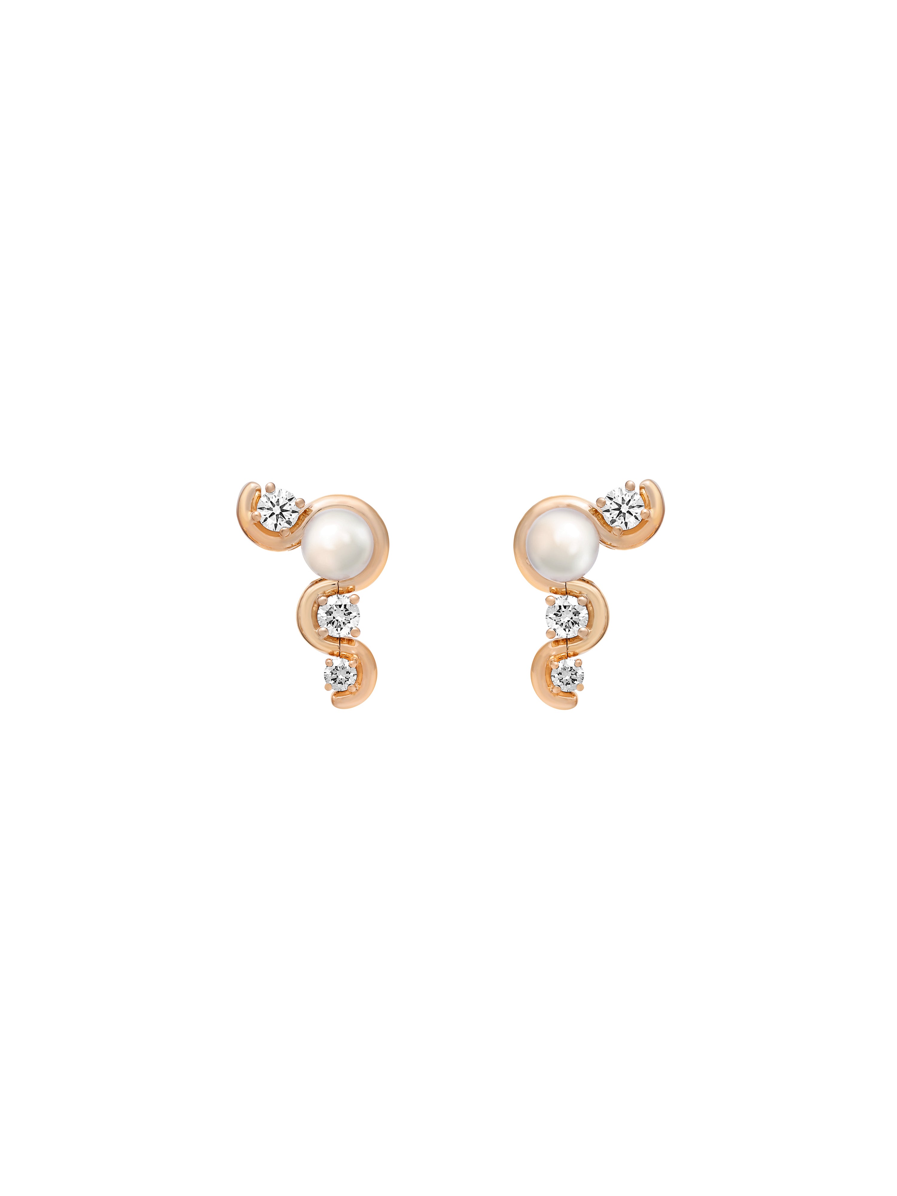 Edessa Droplet Pearl Earrings