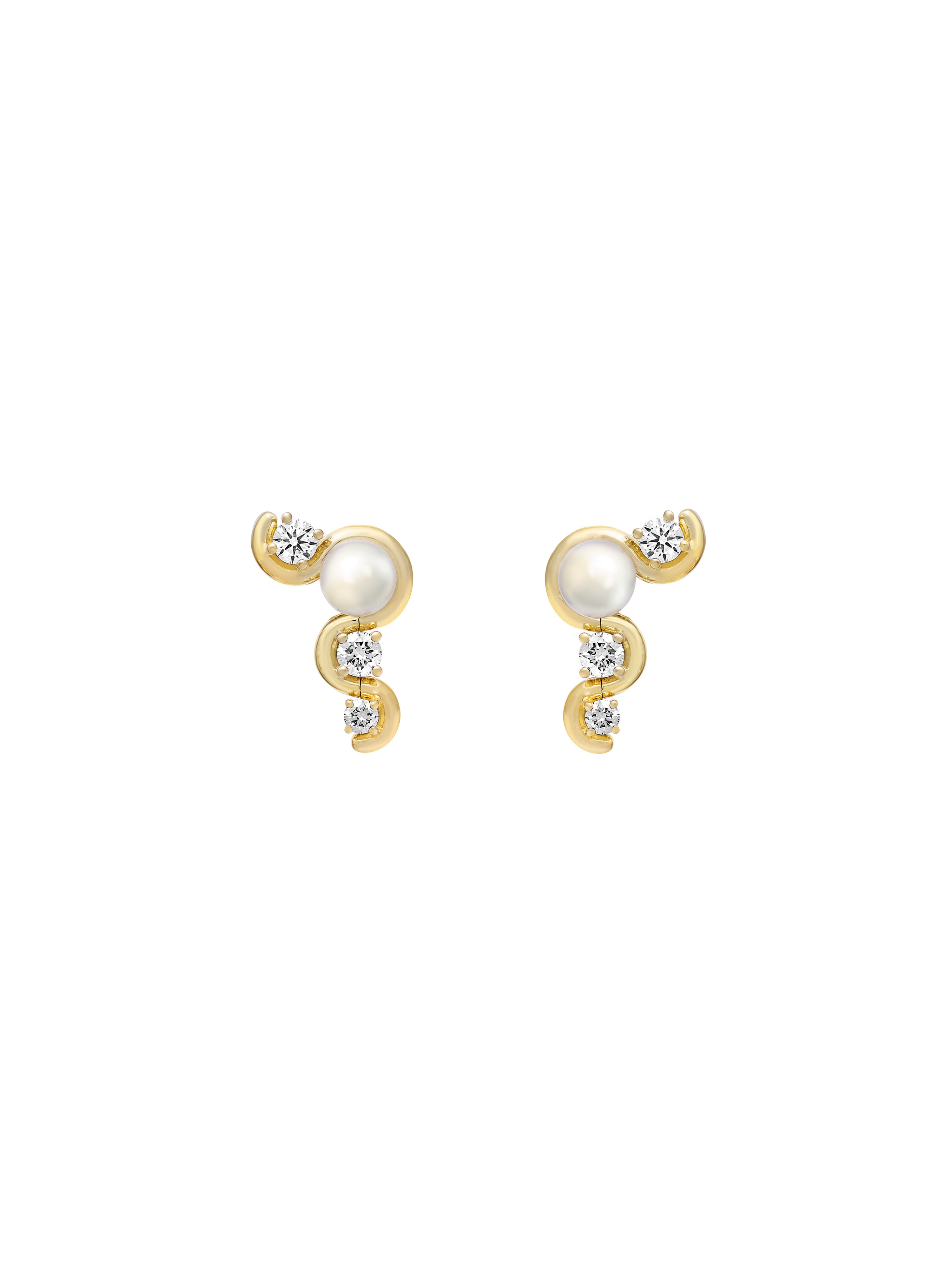 Edessa Droplet Pearl Earrings