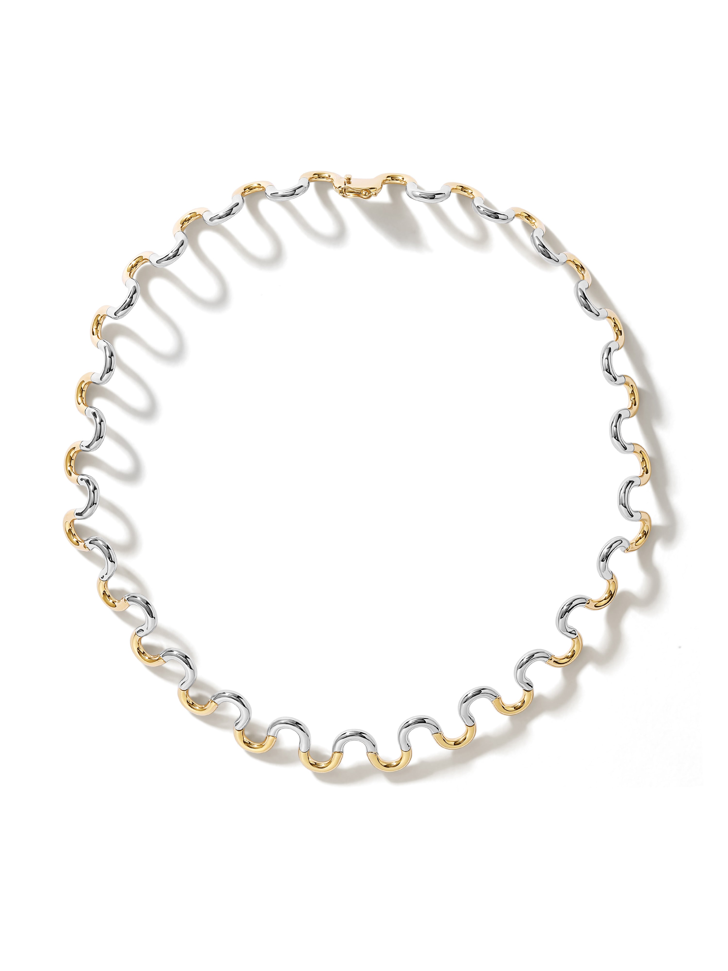 Edessa Platinum Gold Necklace