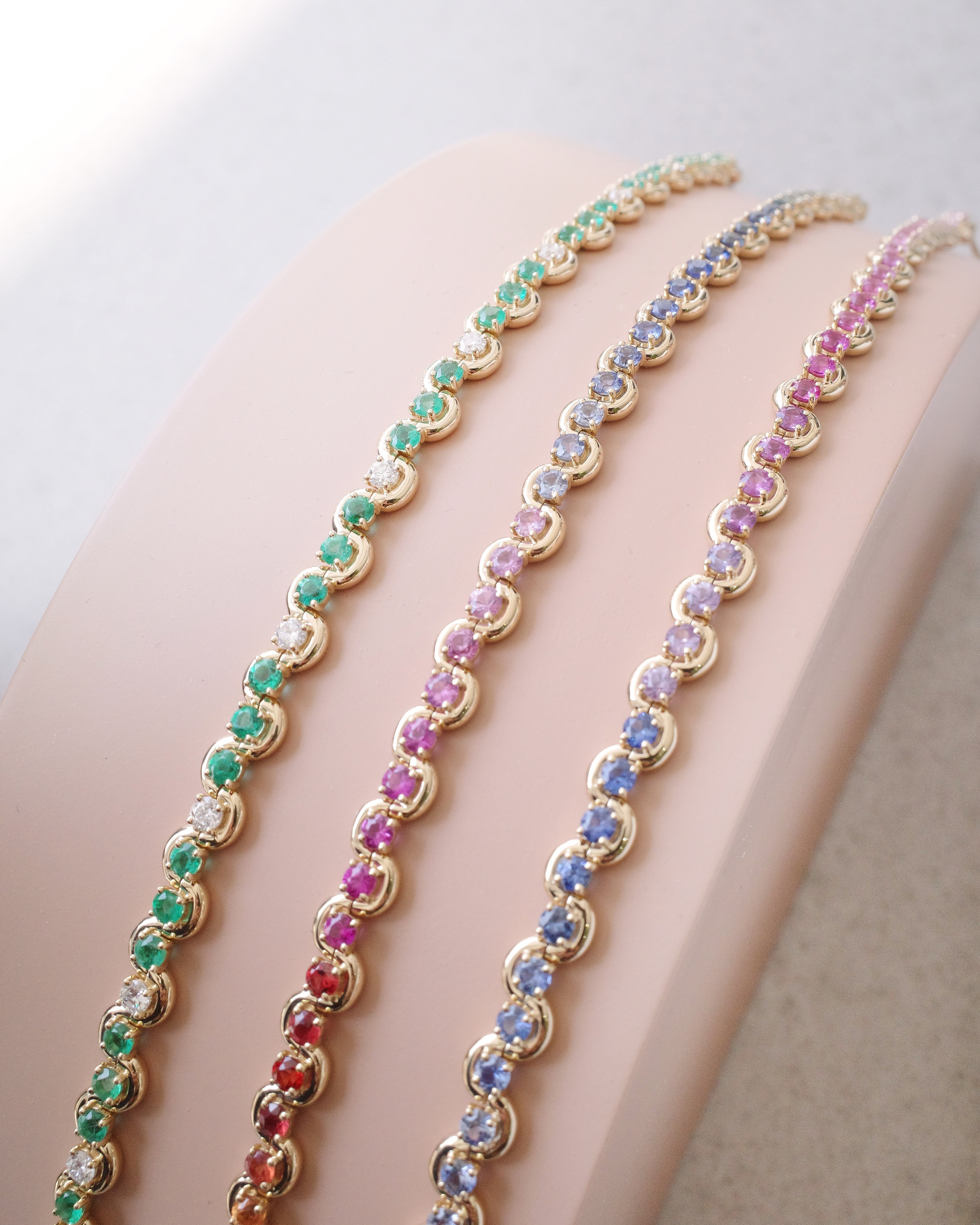 Edessa Emerald Tennis Bracelet
