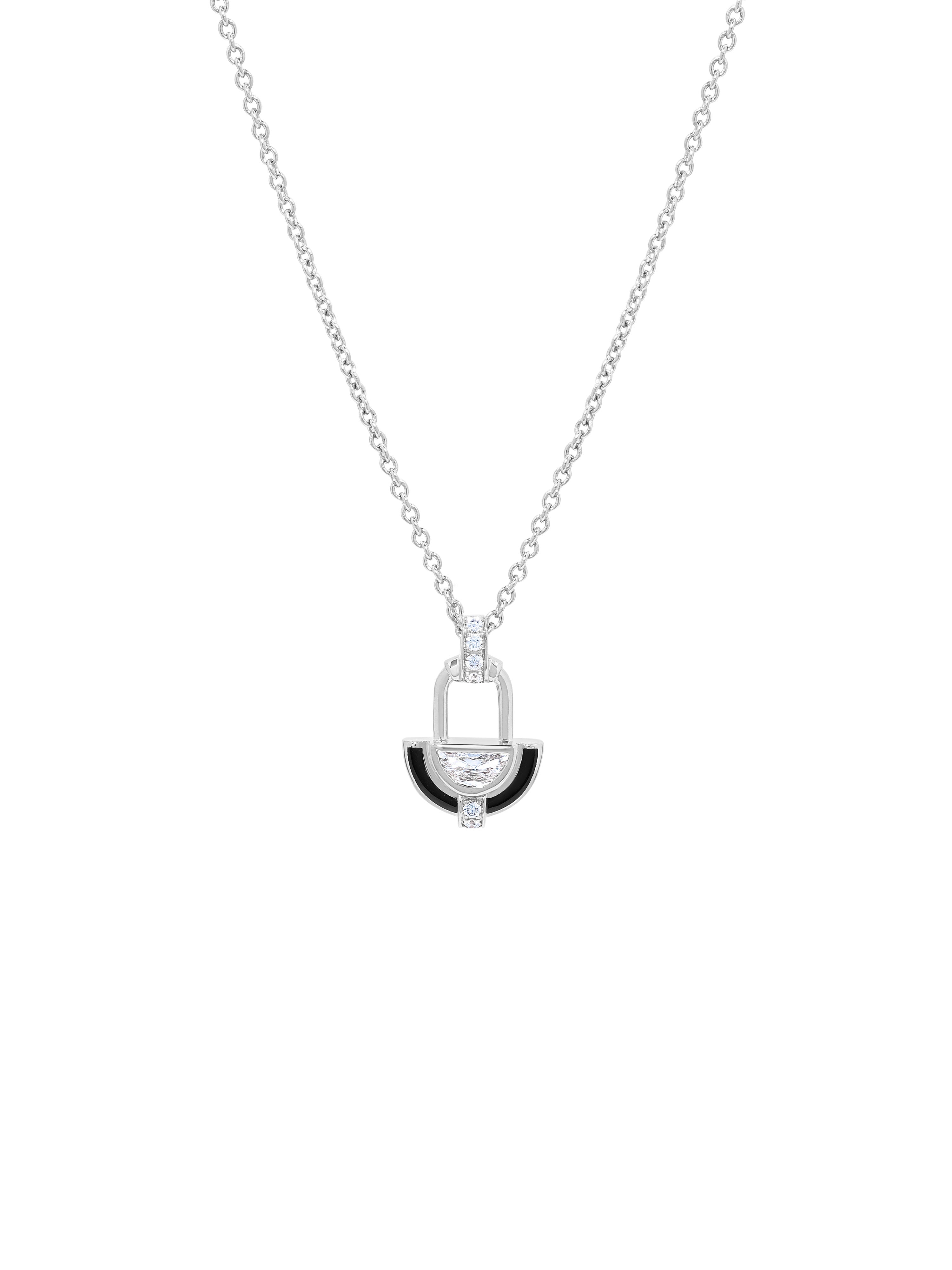 Sophia Diamond Jet Black Pendant