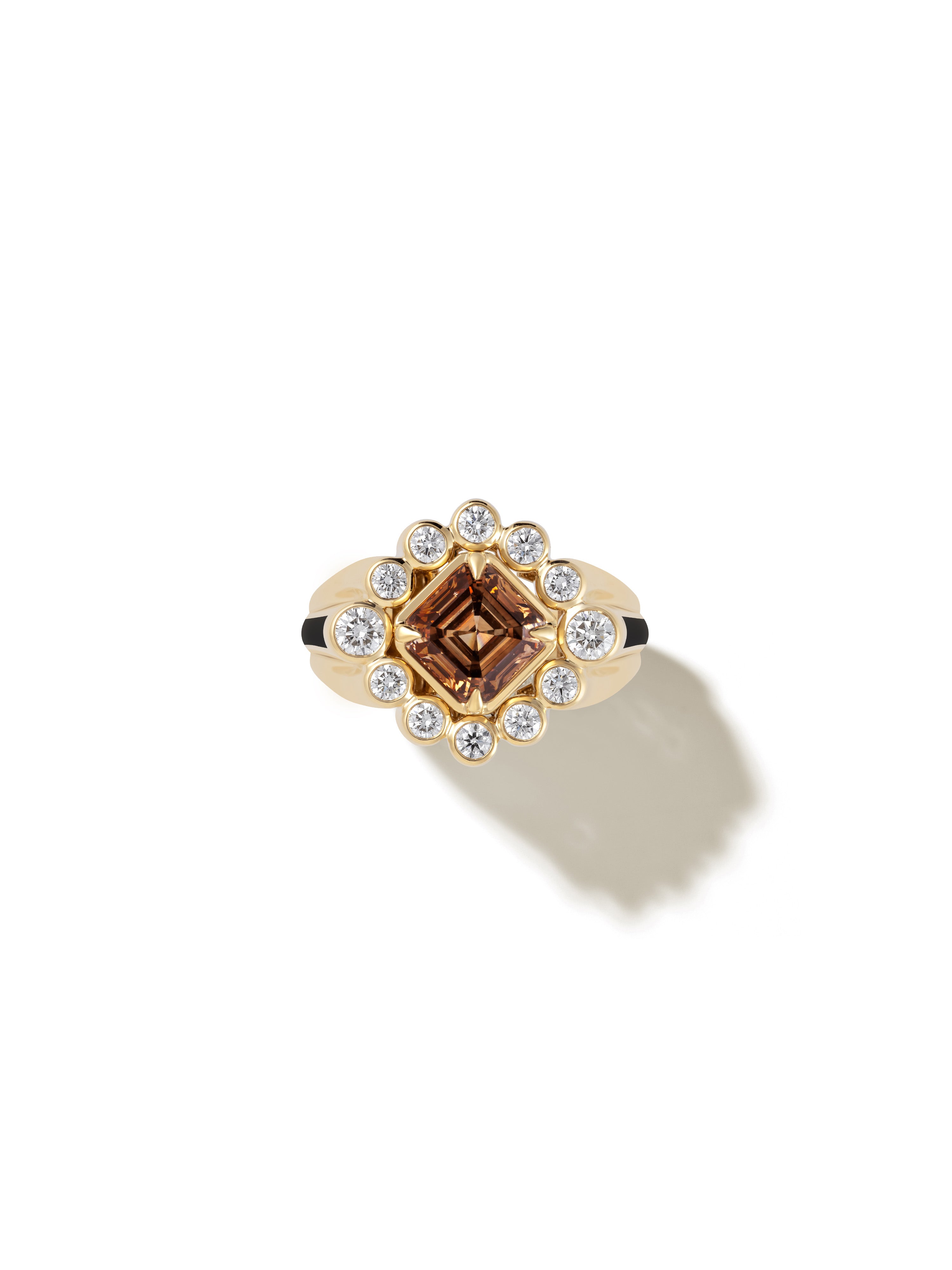 Sanssouci Bloom Whiskey Diamond Ring