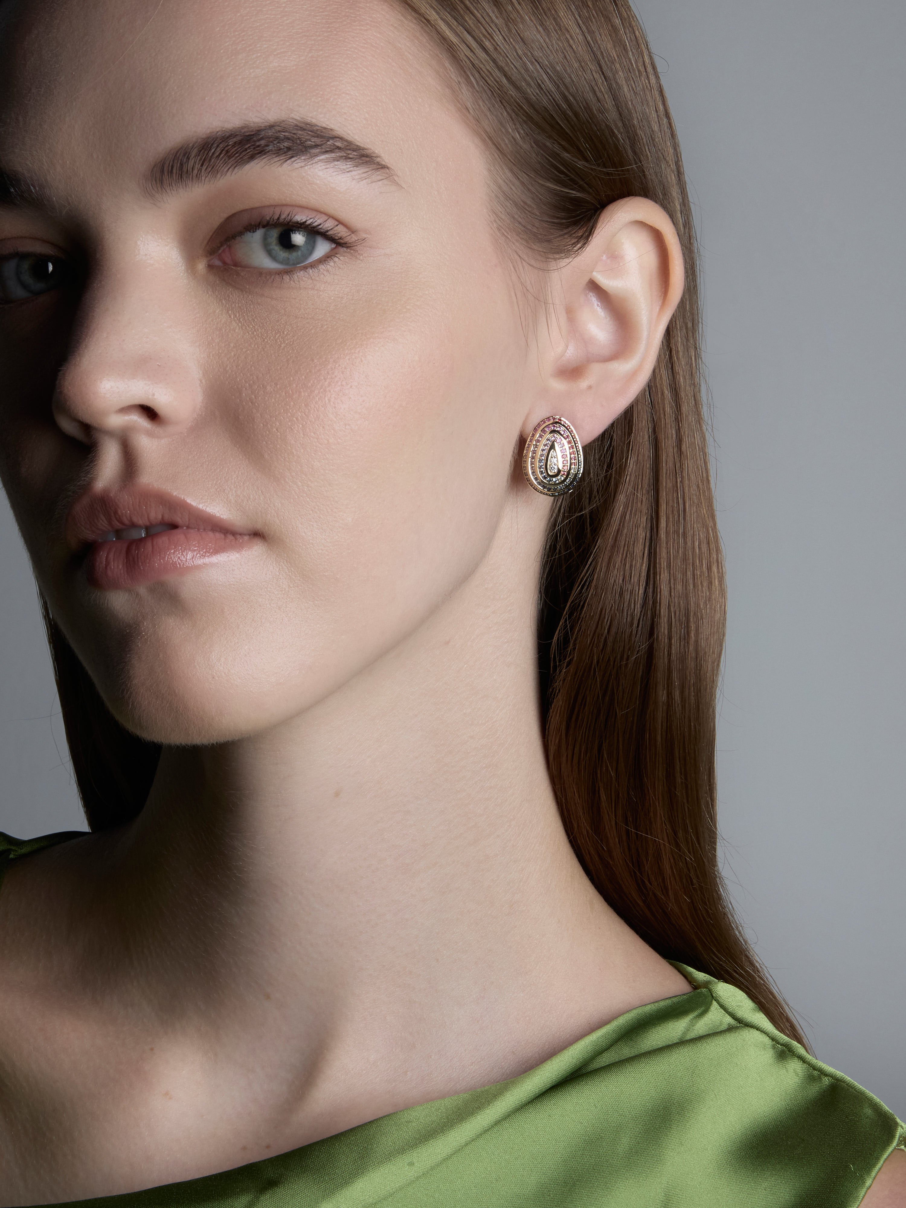 Cosmic Egg Confetti Orbit Earrings