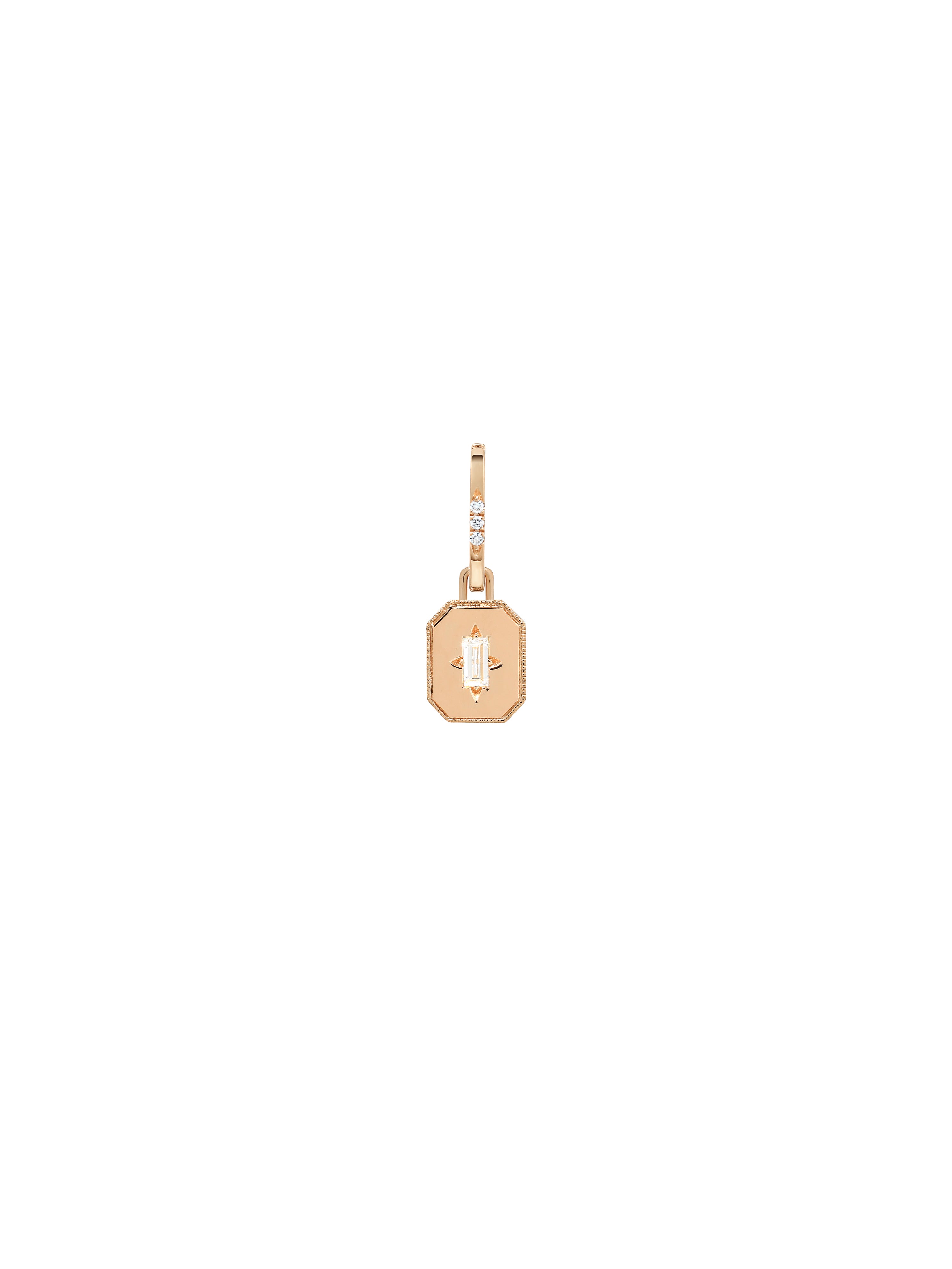 Spade Warisan Minor Diamond Pendant Drop Earrings