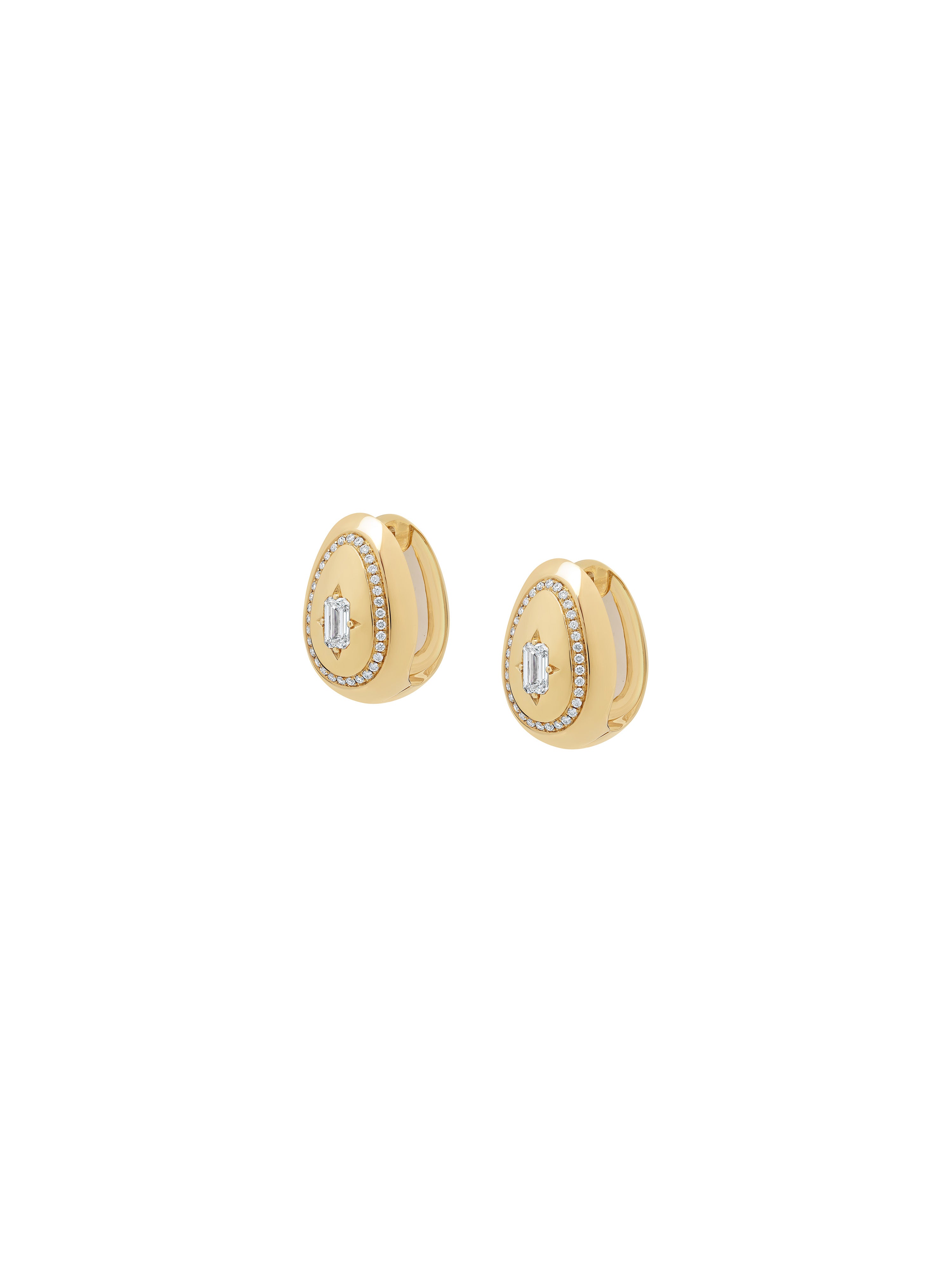 Cosmic Egg Diamond Earrings