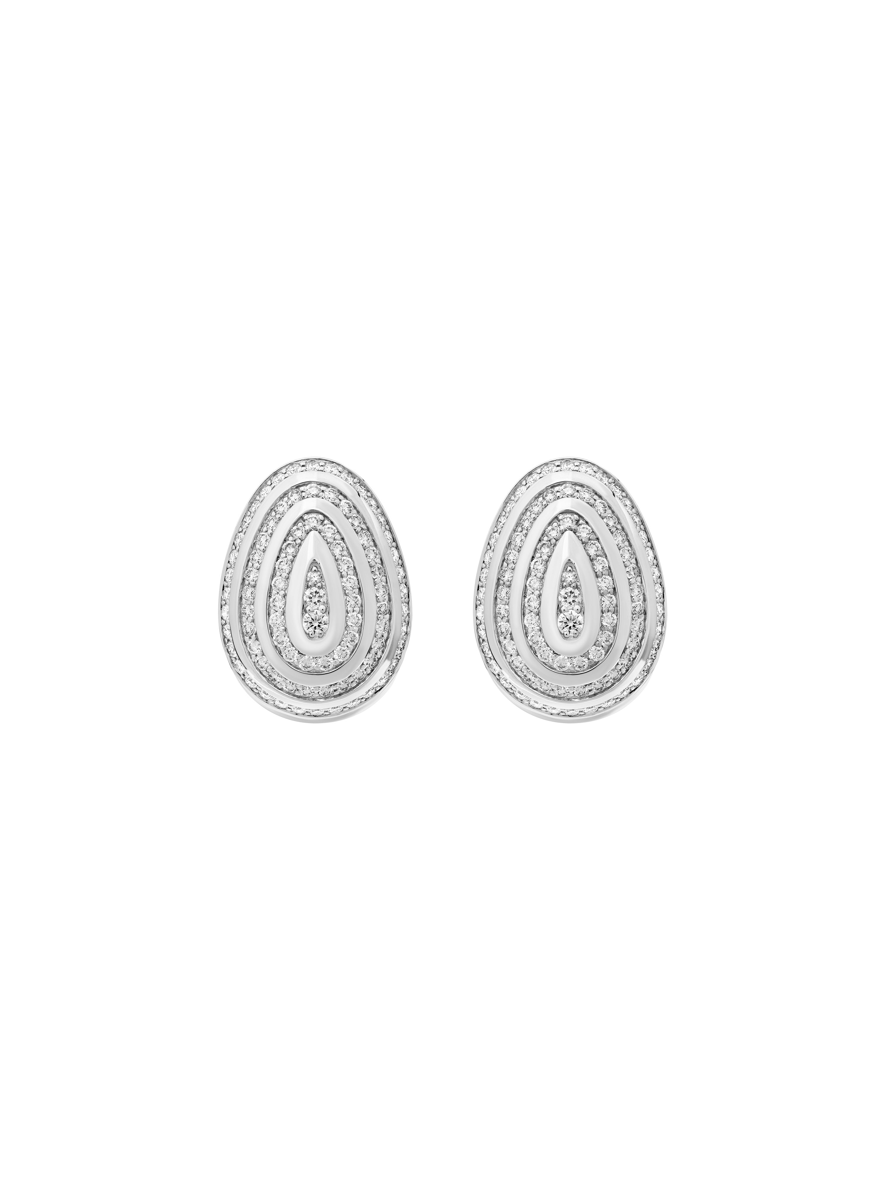 Cosmic Egg Diamond Orbit Earrings