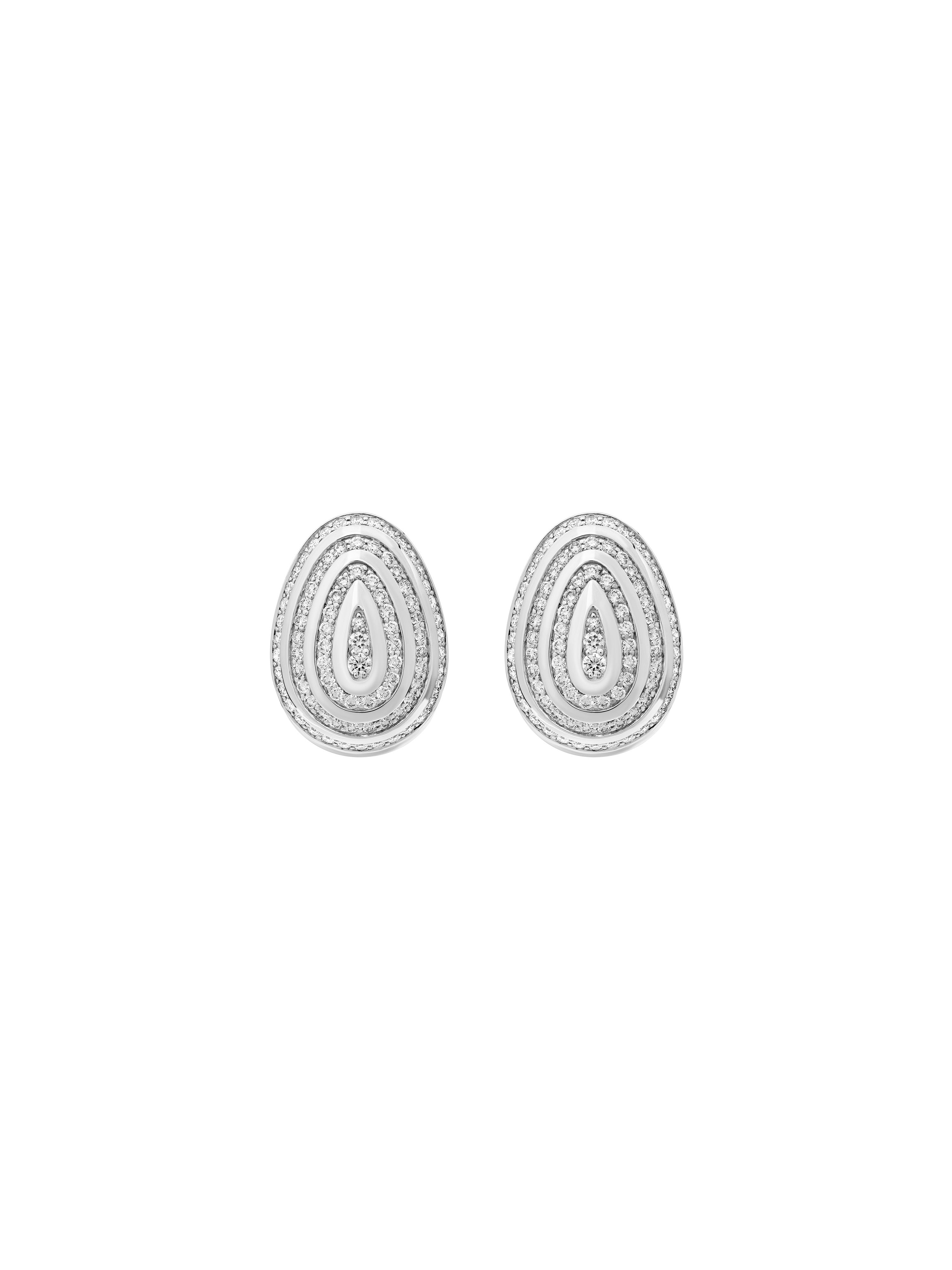 Cosmic Egg Diamond Orbit Earrings