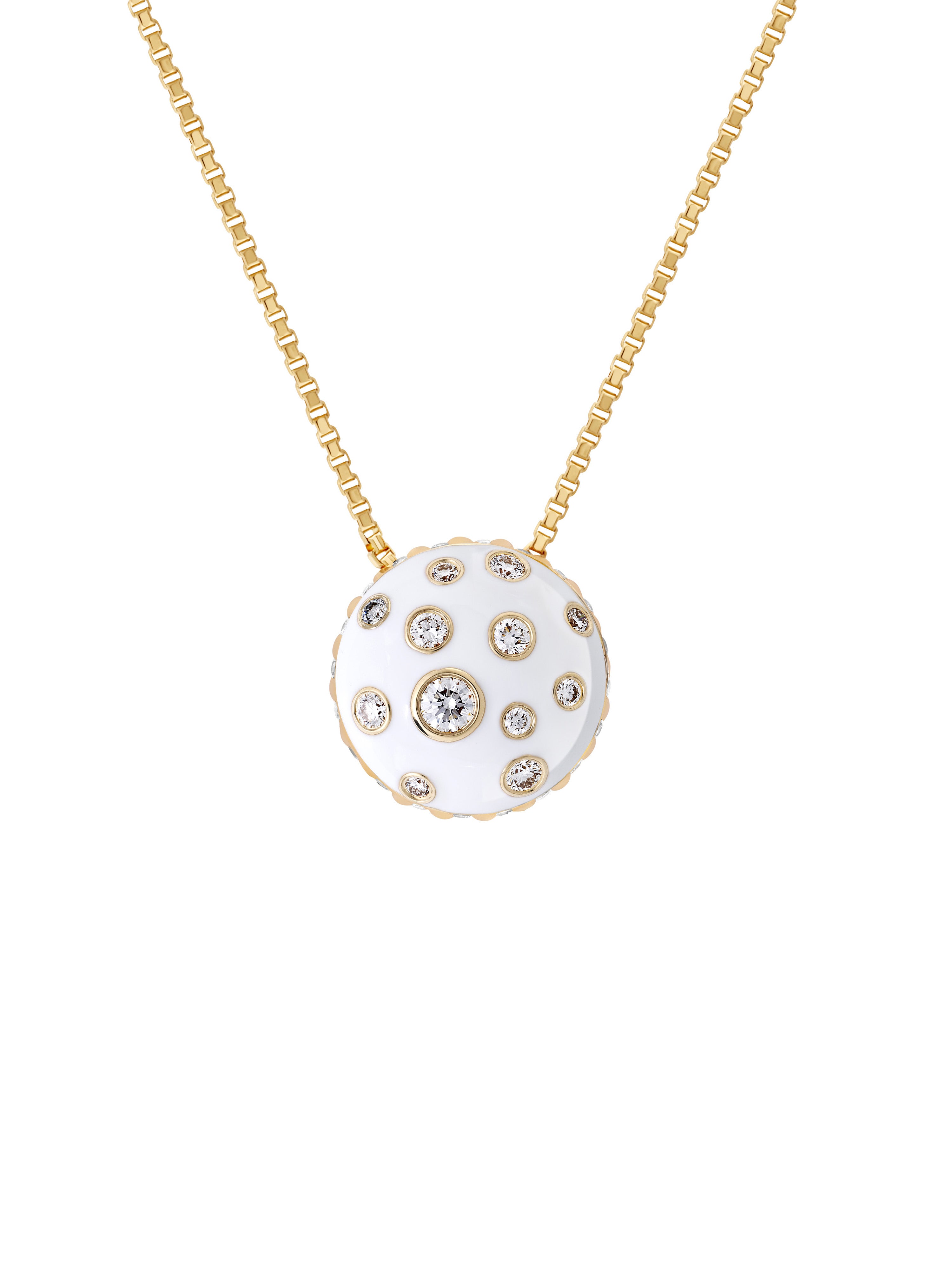 Toadstool Bone White Pendant