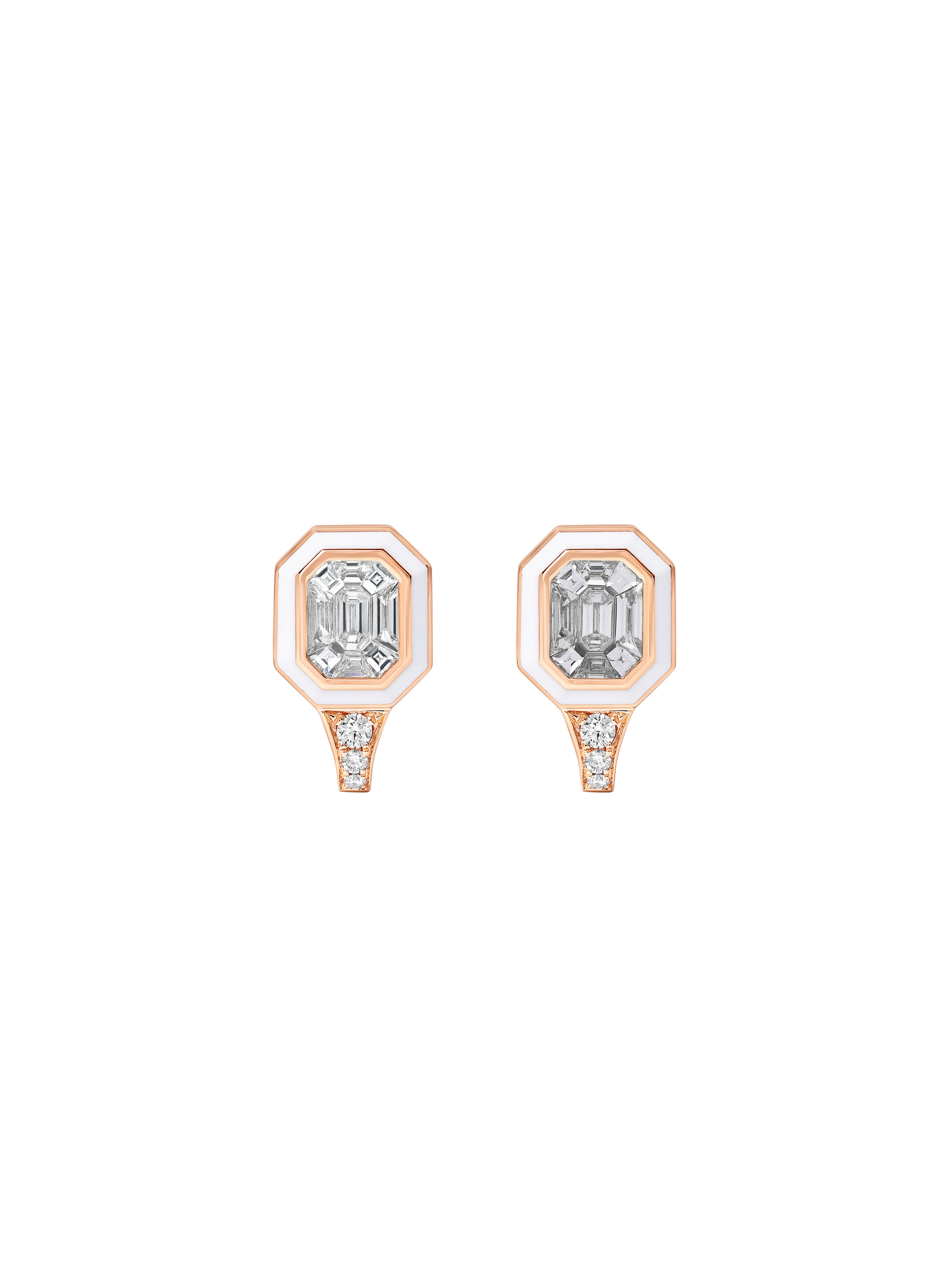 Cabot Bone White Earrings