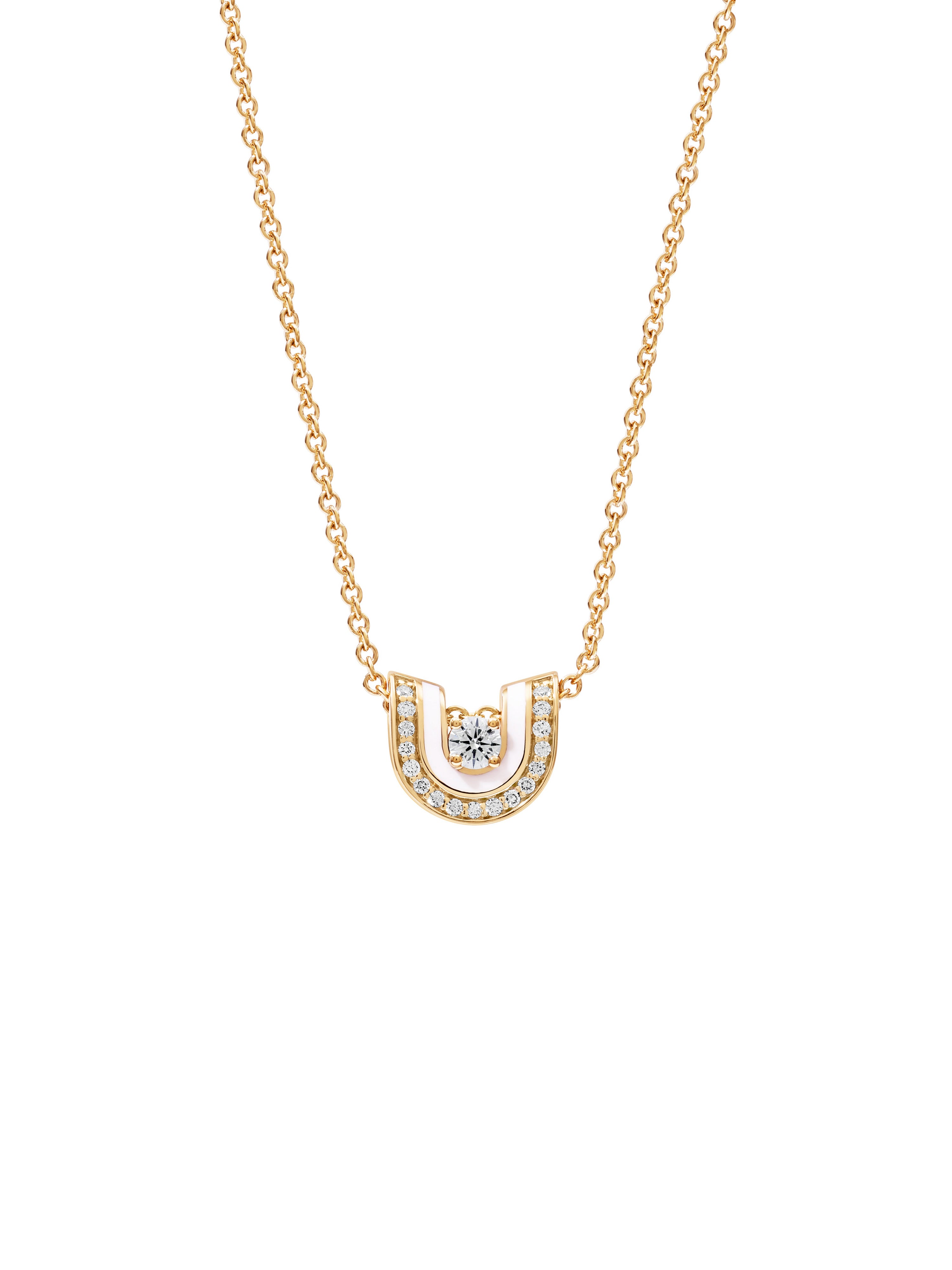 Dias Minor Bone White Pendant