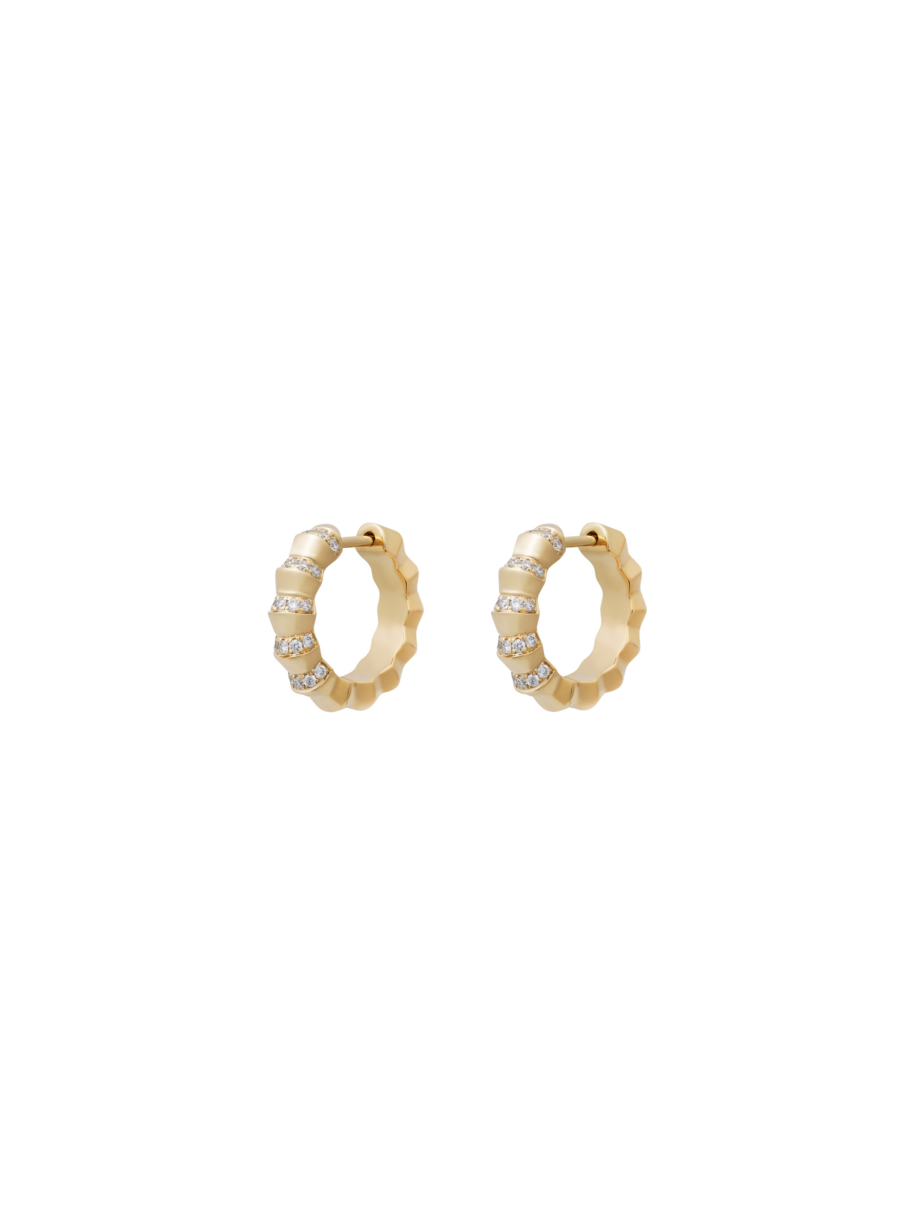 Borsh Minor Pavé Hoop Earrings
