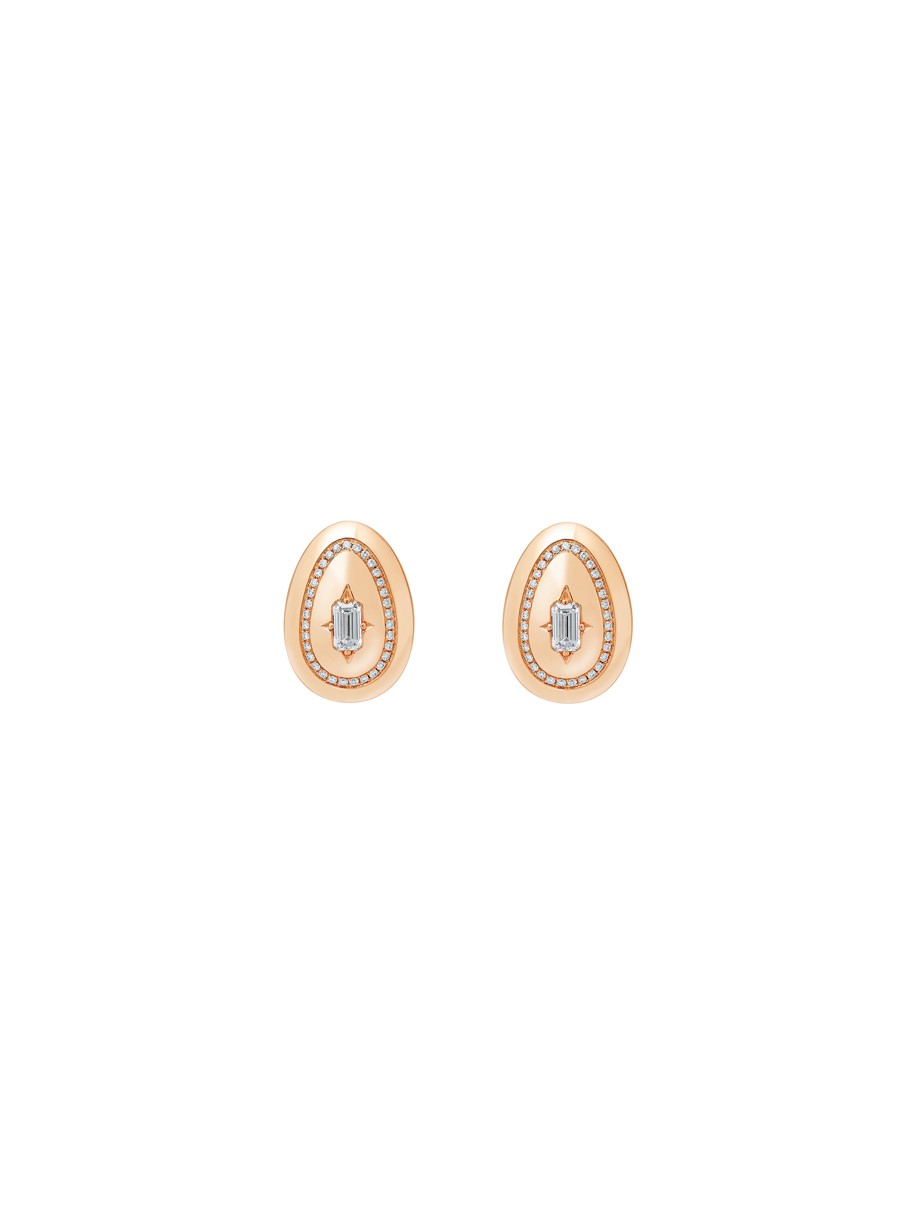 Cosmic Egg Diamond Earrings