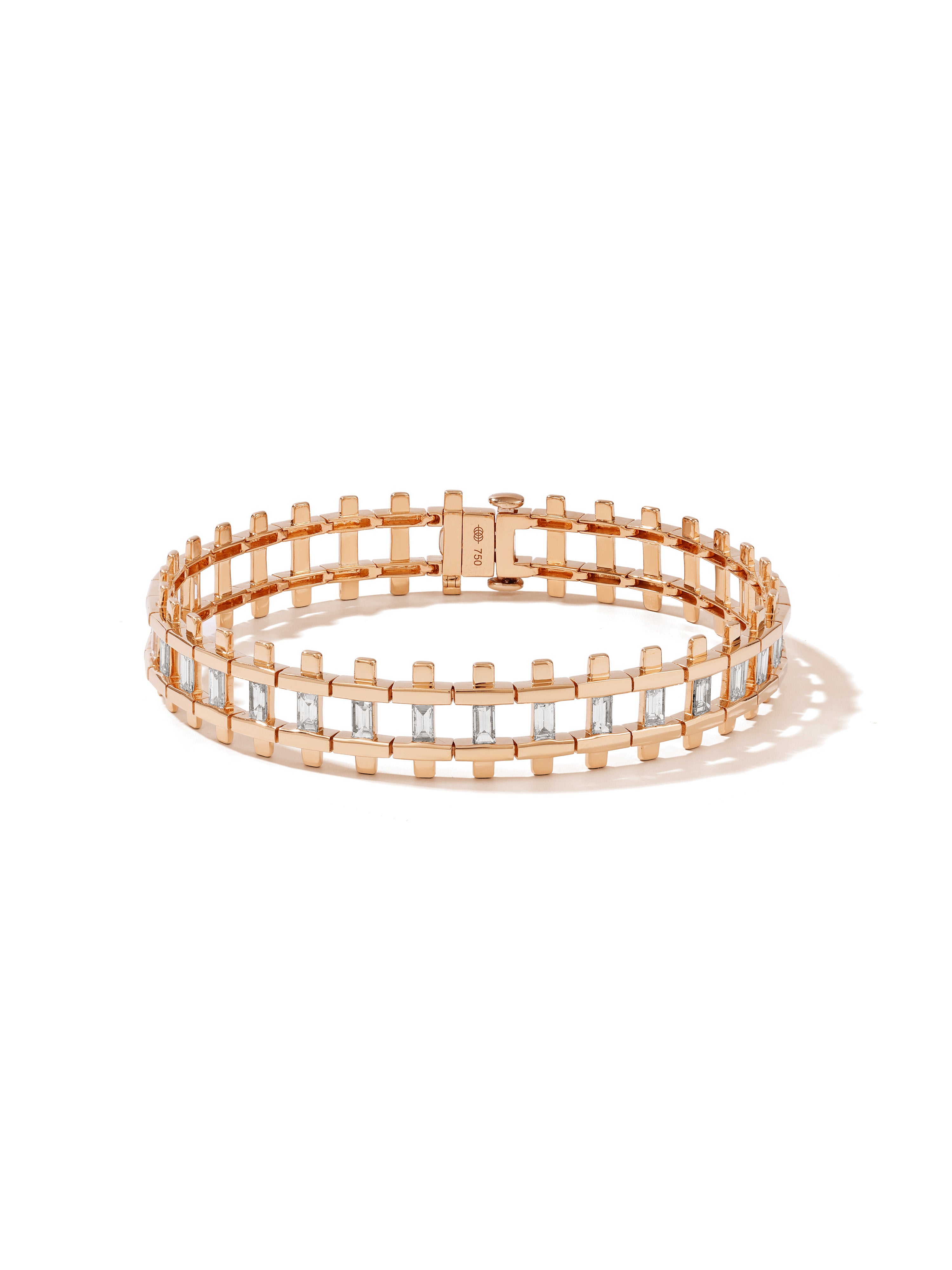 Railroad Diamond Bracelet