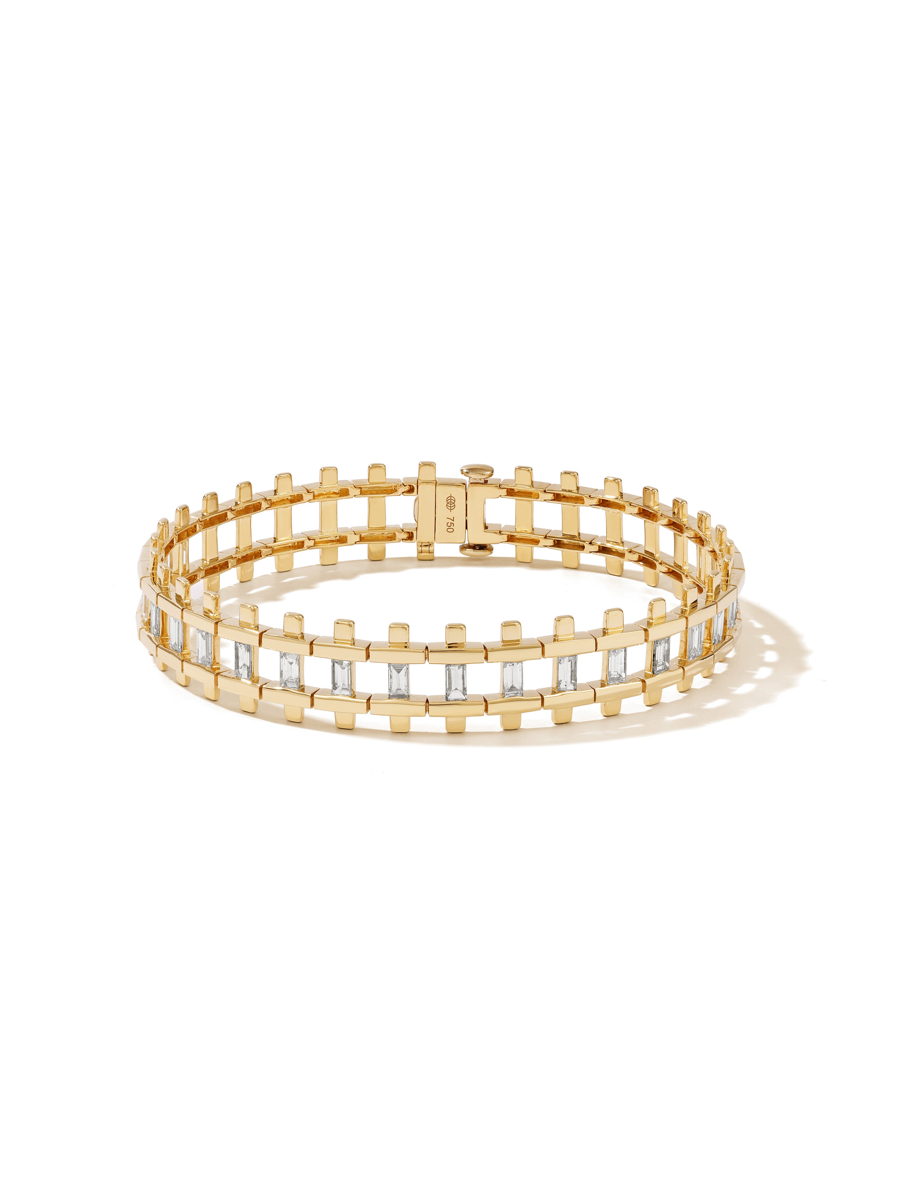 Railroad Diamond Bracelet