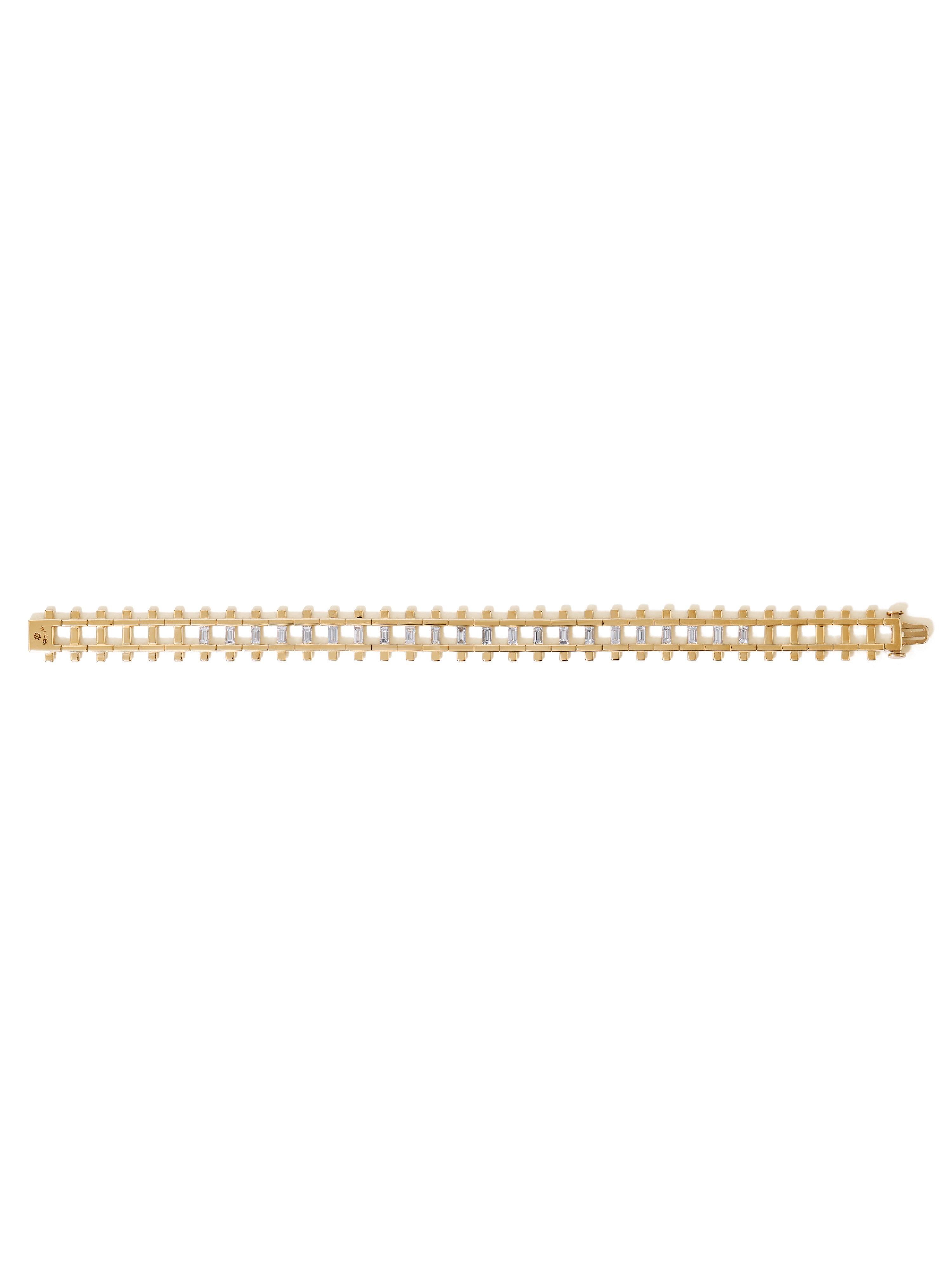 Railroad Diamond Bracelet