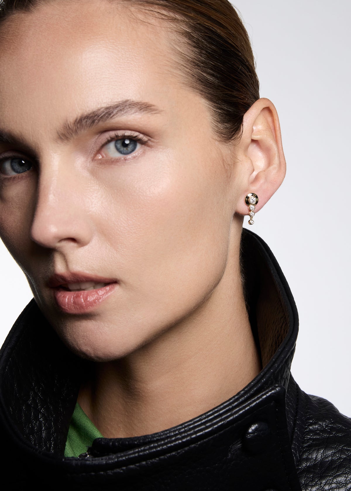 Lorenz Jet Black Fringe Earrings