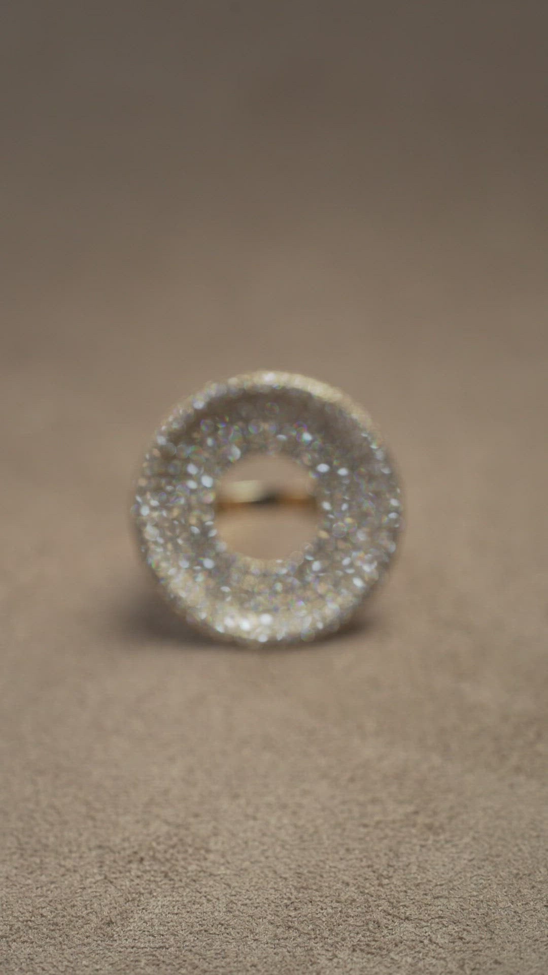 Drew Pavé Drape Ring