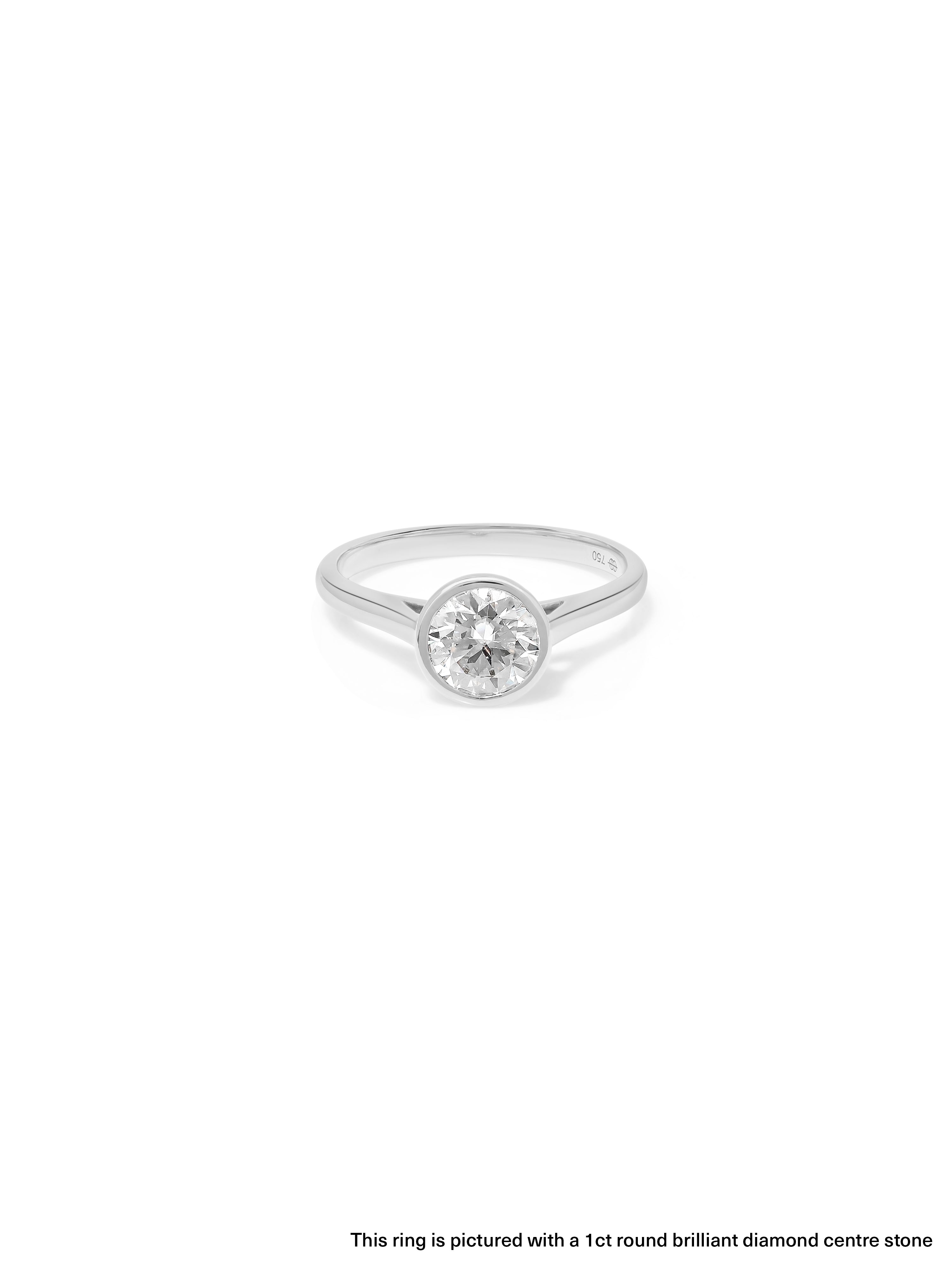Picot Diamond Ring