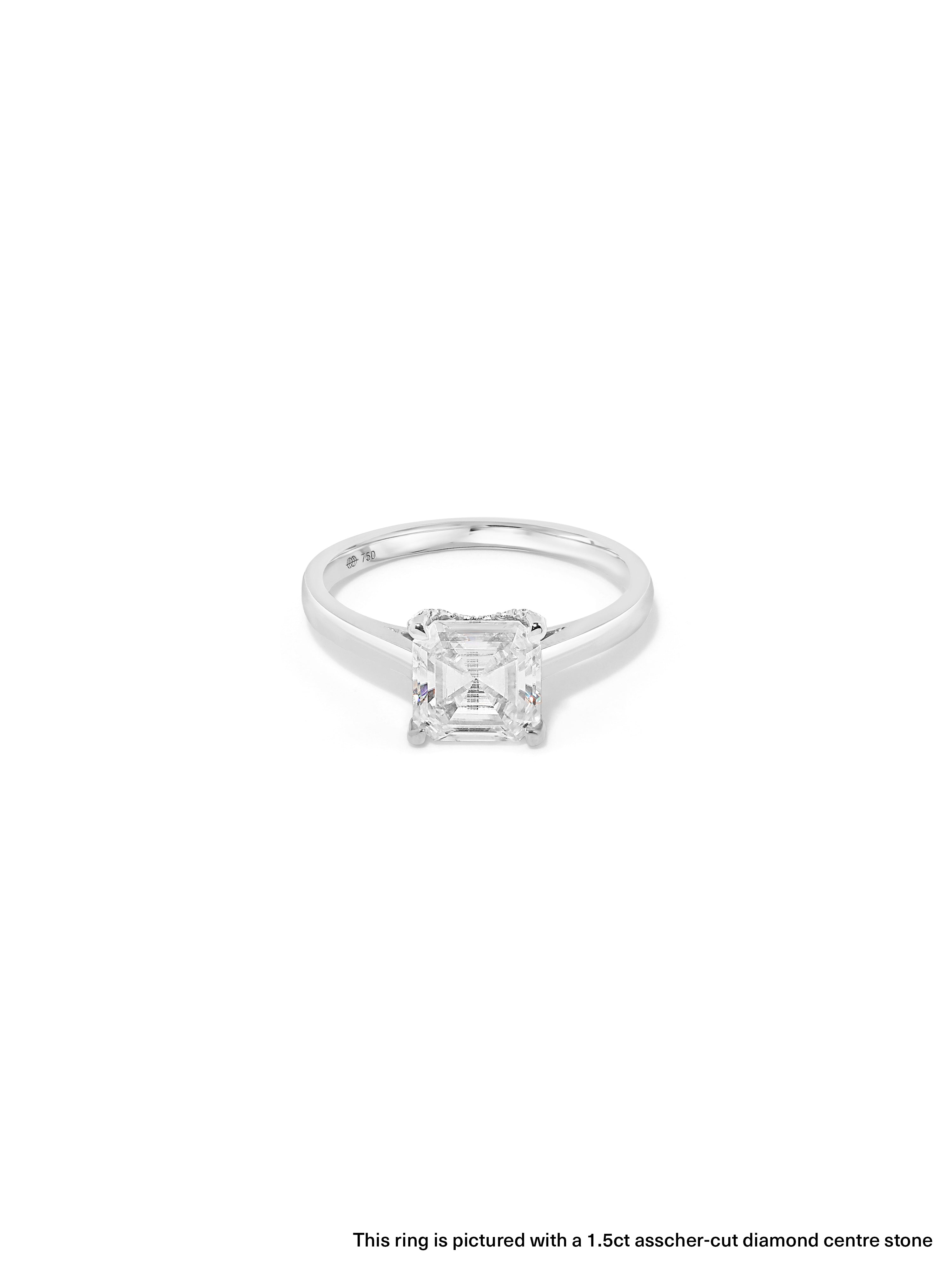 Spectre Asscher Diamond Ring