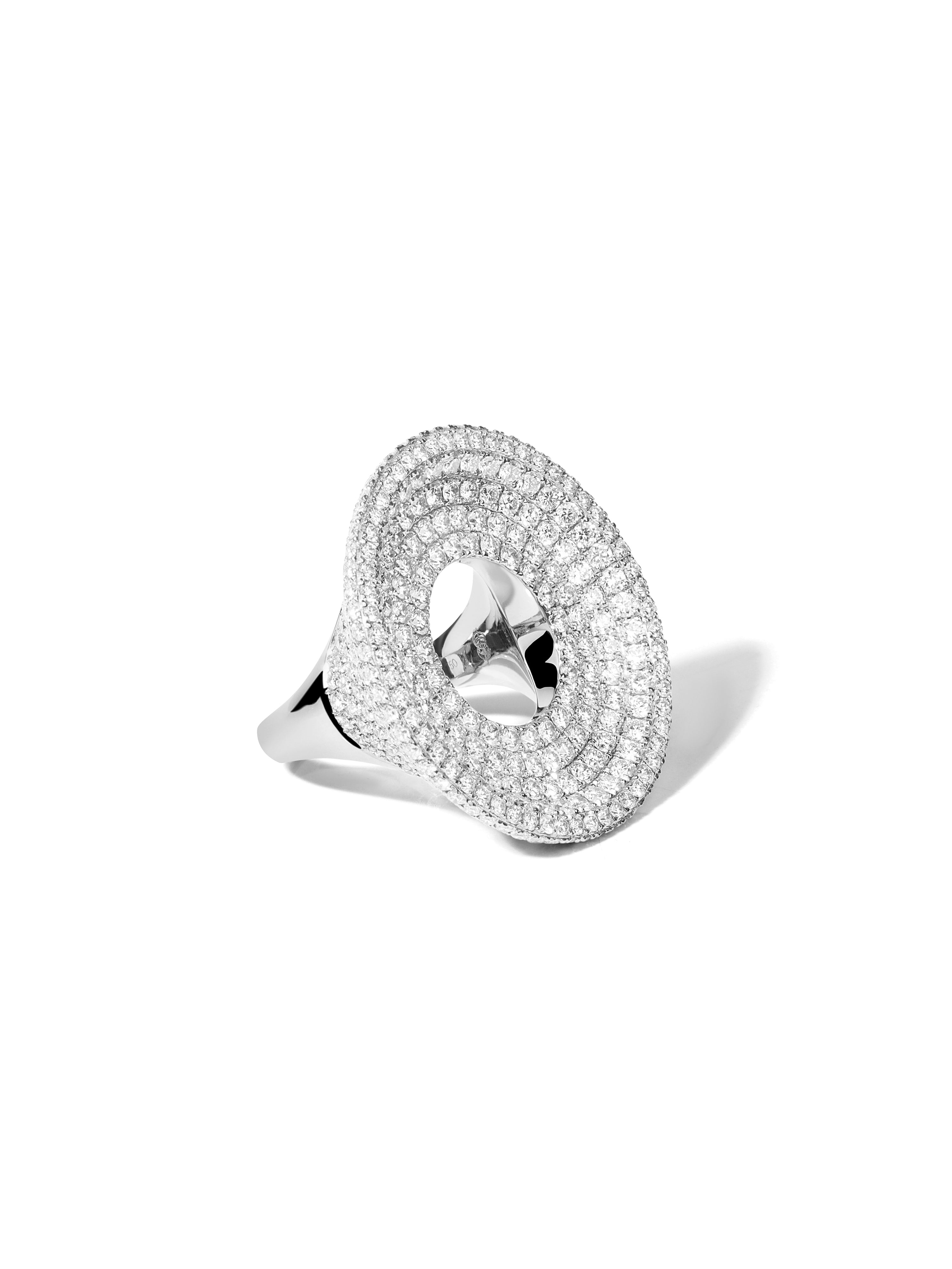 Drew Pavé Drape Ring