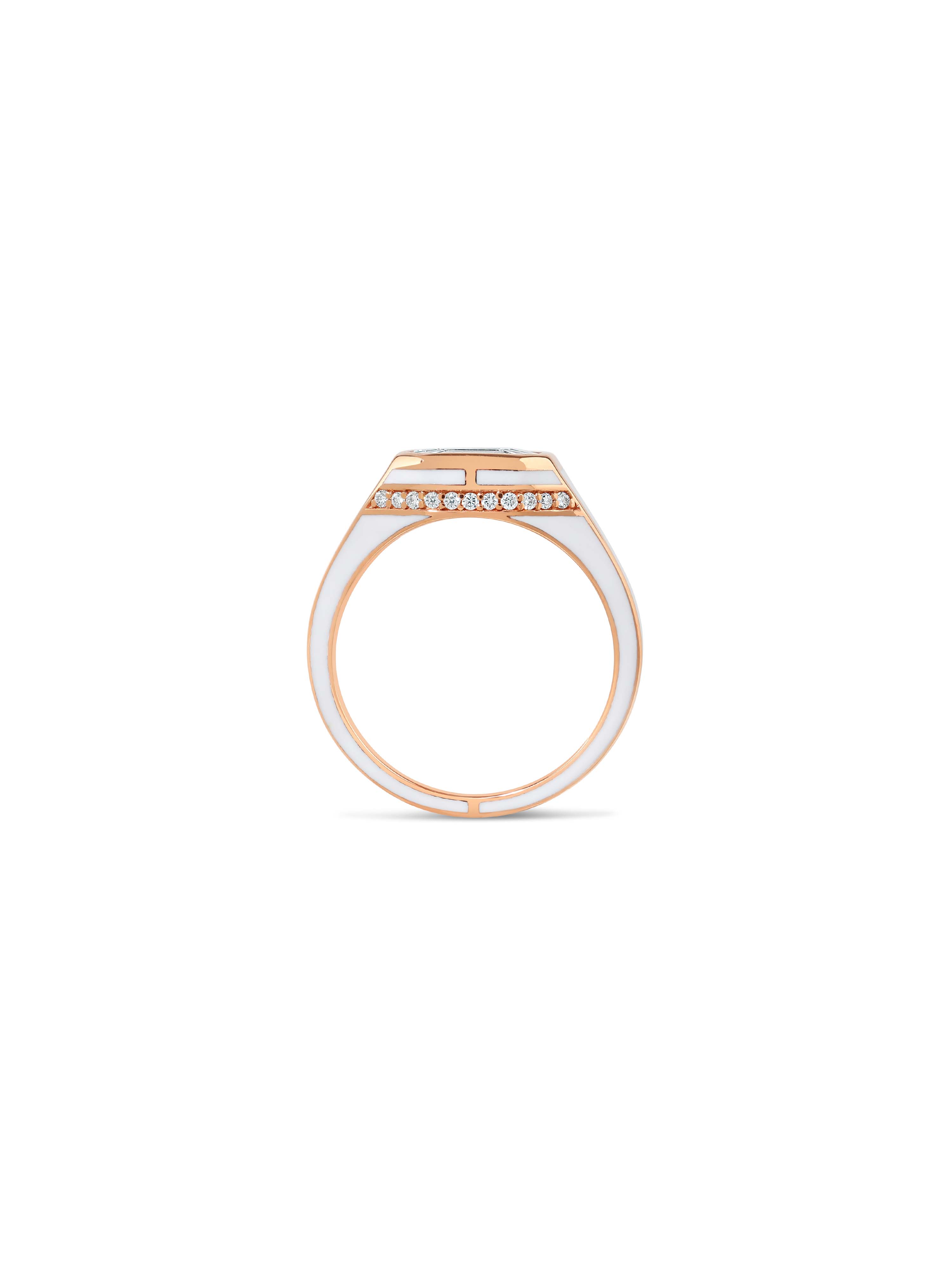 Cabot Bone White Ring