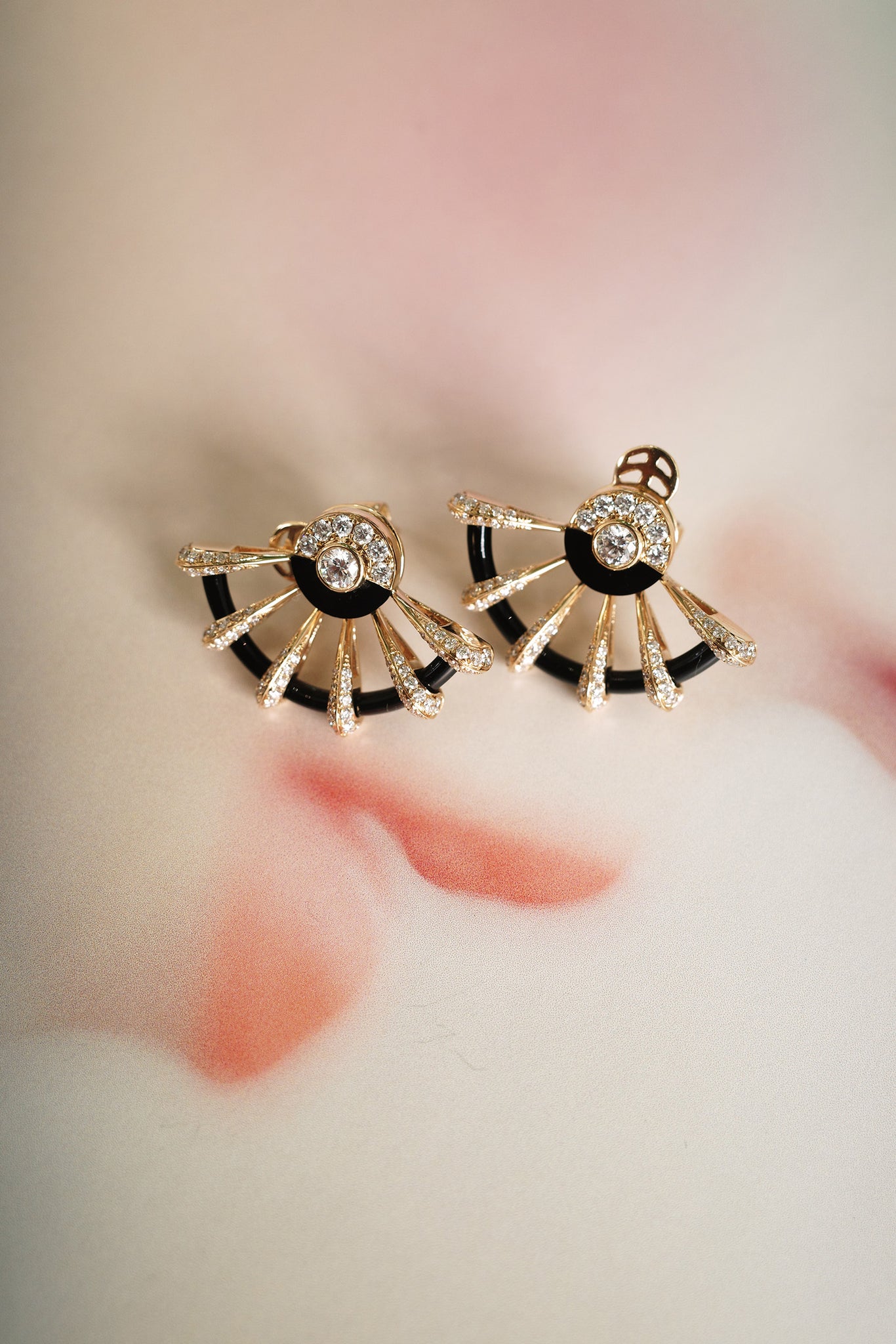 Borsh Discus Diamond Earrings