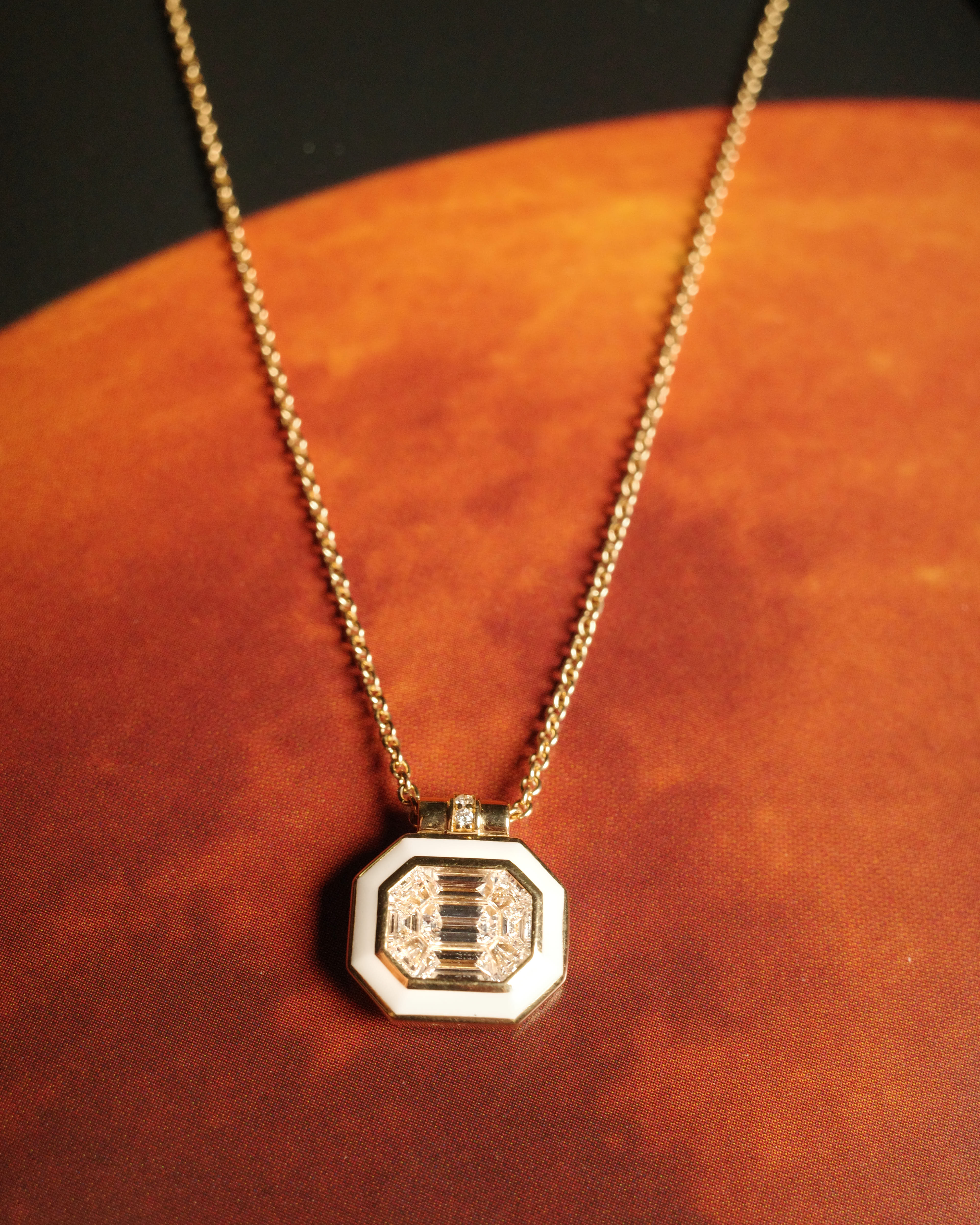 Cabot Bone White Pendant