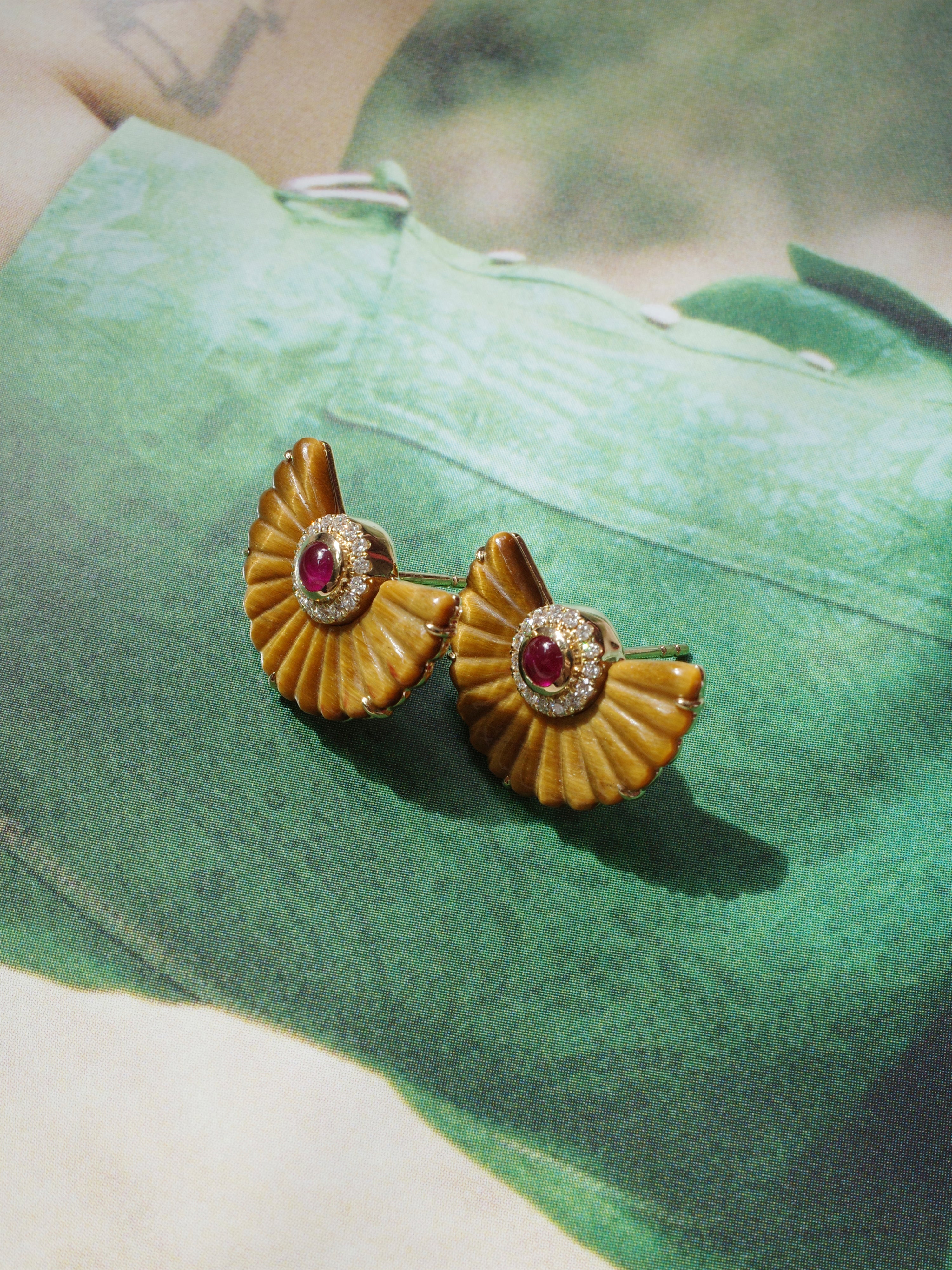 Alara Tigerlily Earrings