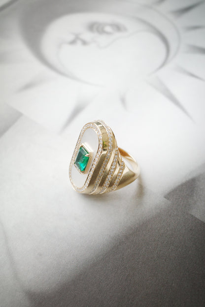 Battuta Snowdrop Ring