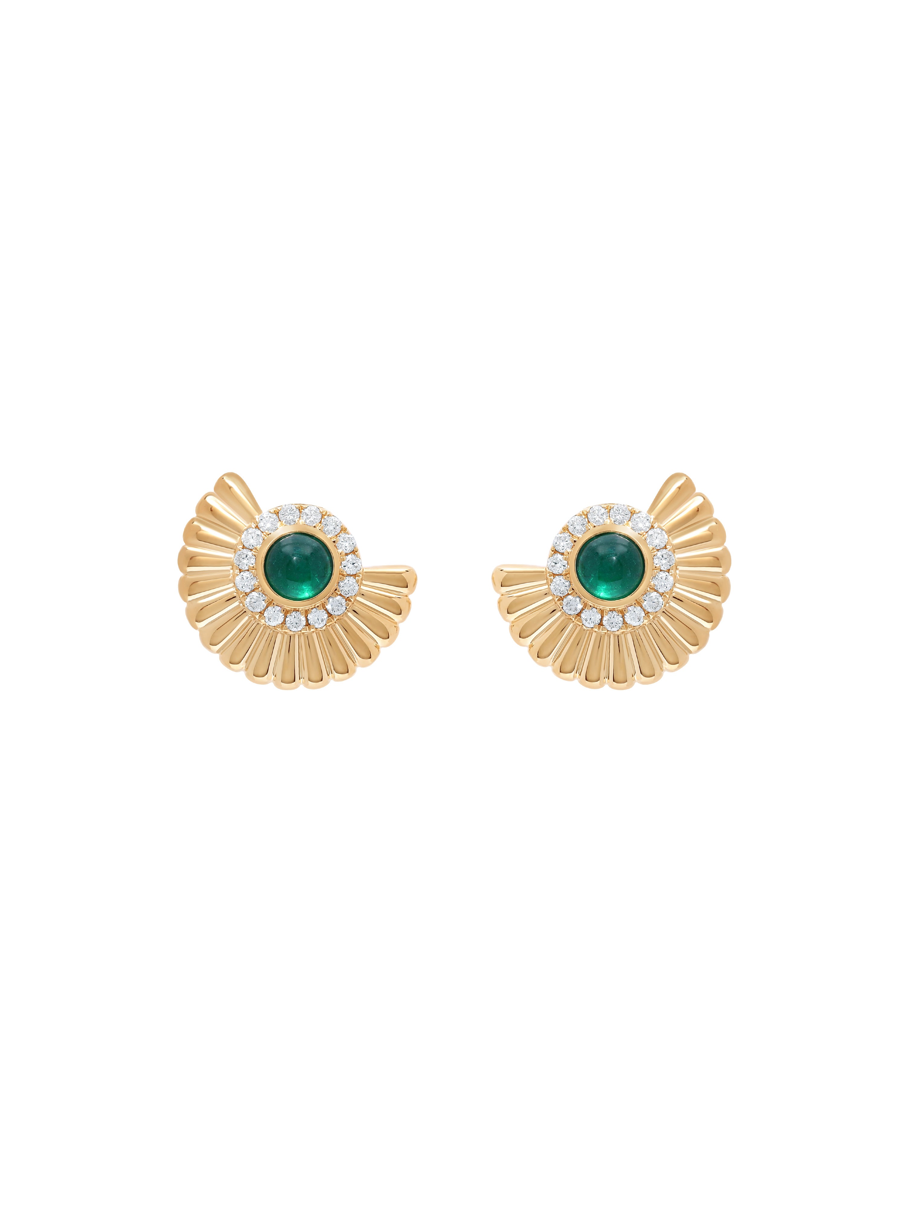 Alara Major Emerald Earrings