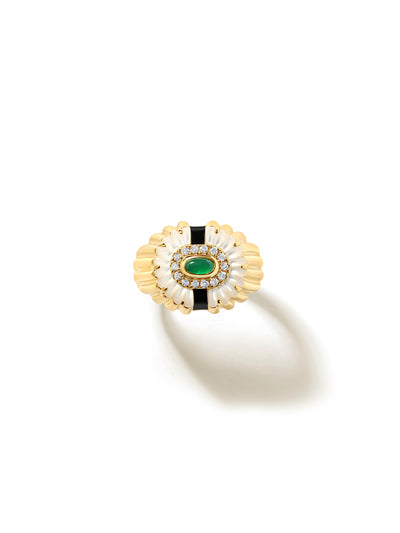 Alara Snowdrop Signet Ring