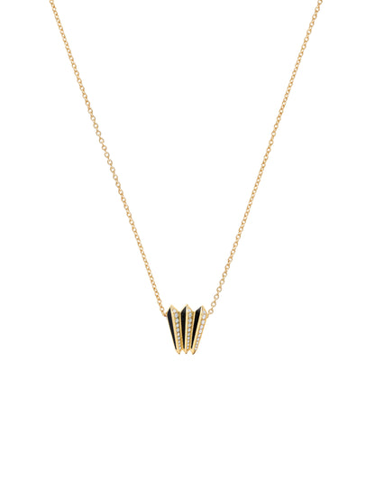 Borsh Accordion Jet Black Pendant