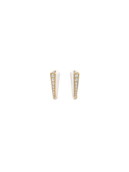 Borsh Bone White Earrings