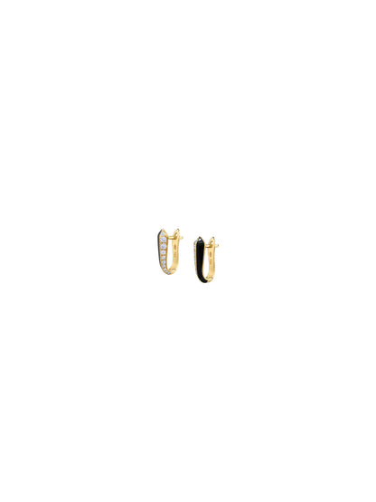 Borsh Minor Jet Black Earrings