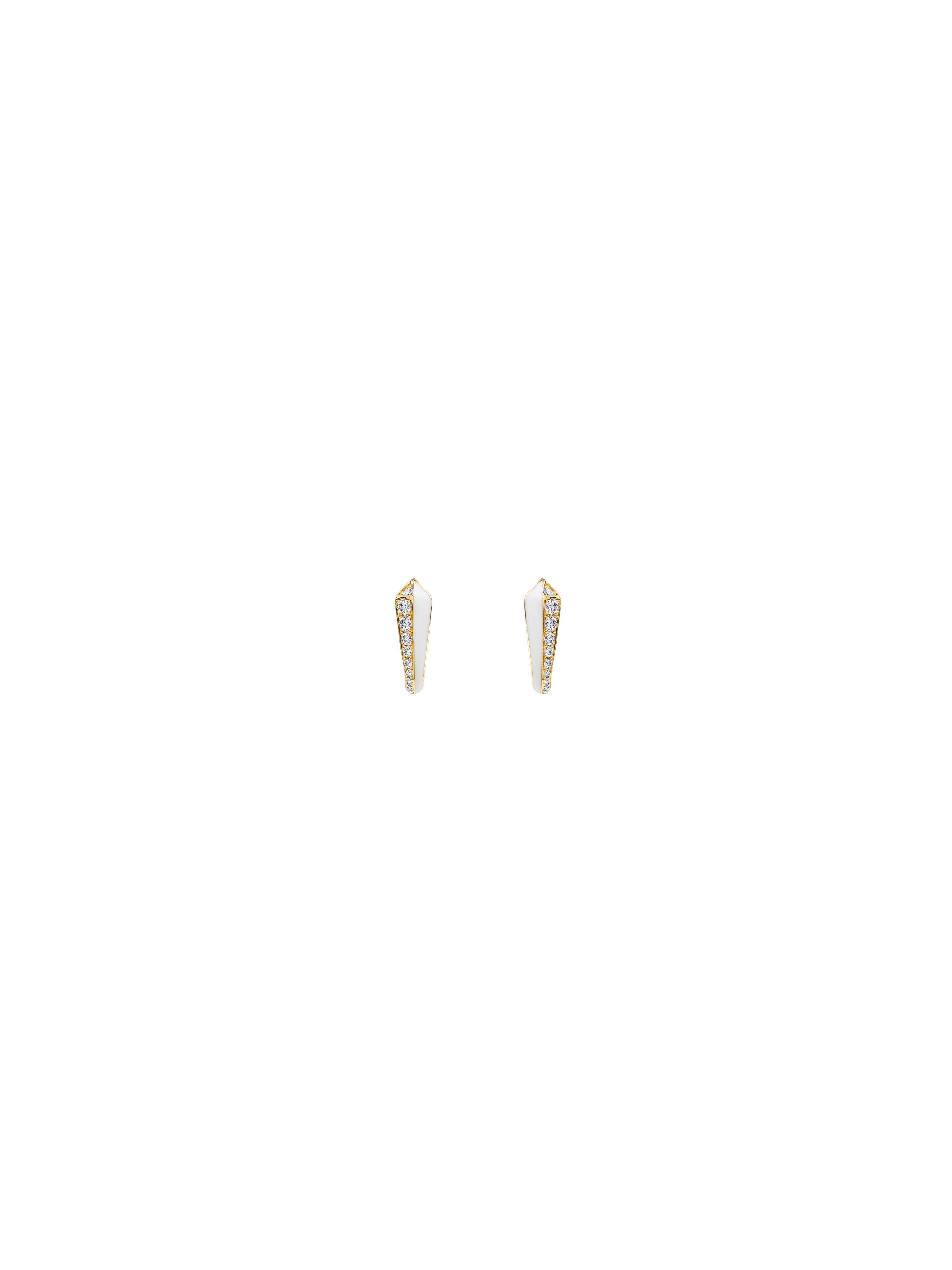 Borsh Minor Bone White Earrings