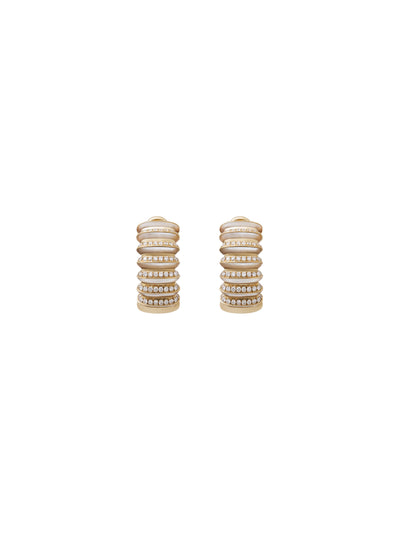 Borsh Mother of Pearl Hoop Earrings