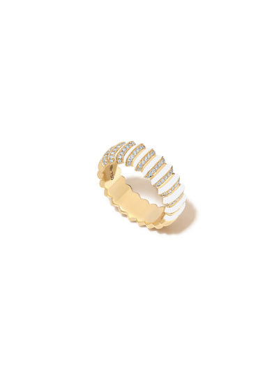 Borsh Bone White Ring