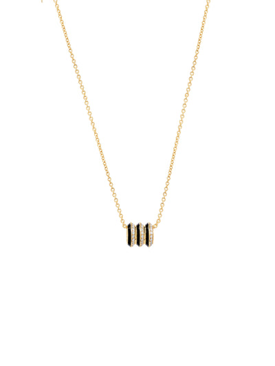 Borsh Triplet Jet Black Pendant