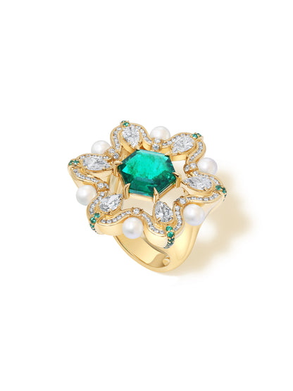 Edessa Dewdrop Grand Ring