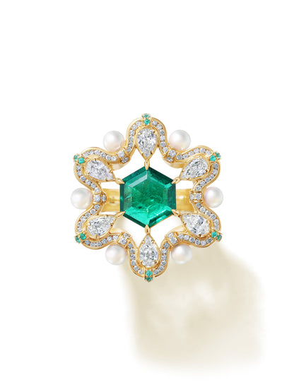 Edessa Dewdrop Grand Ring