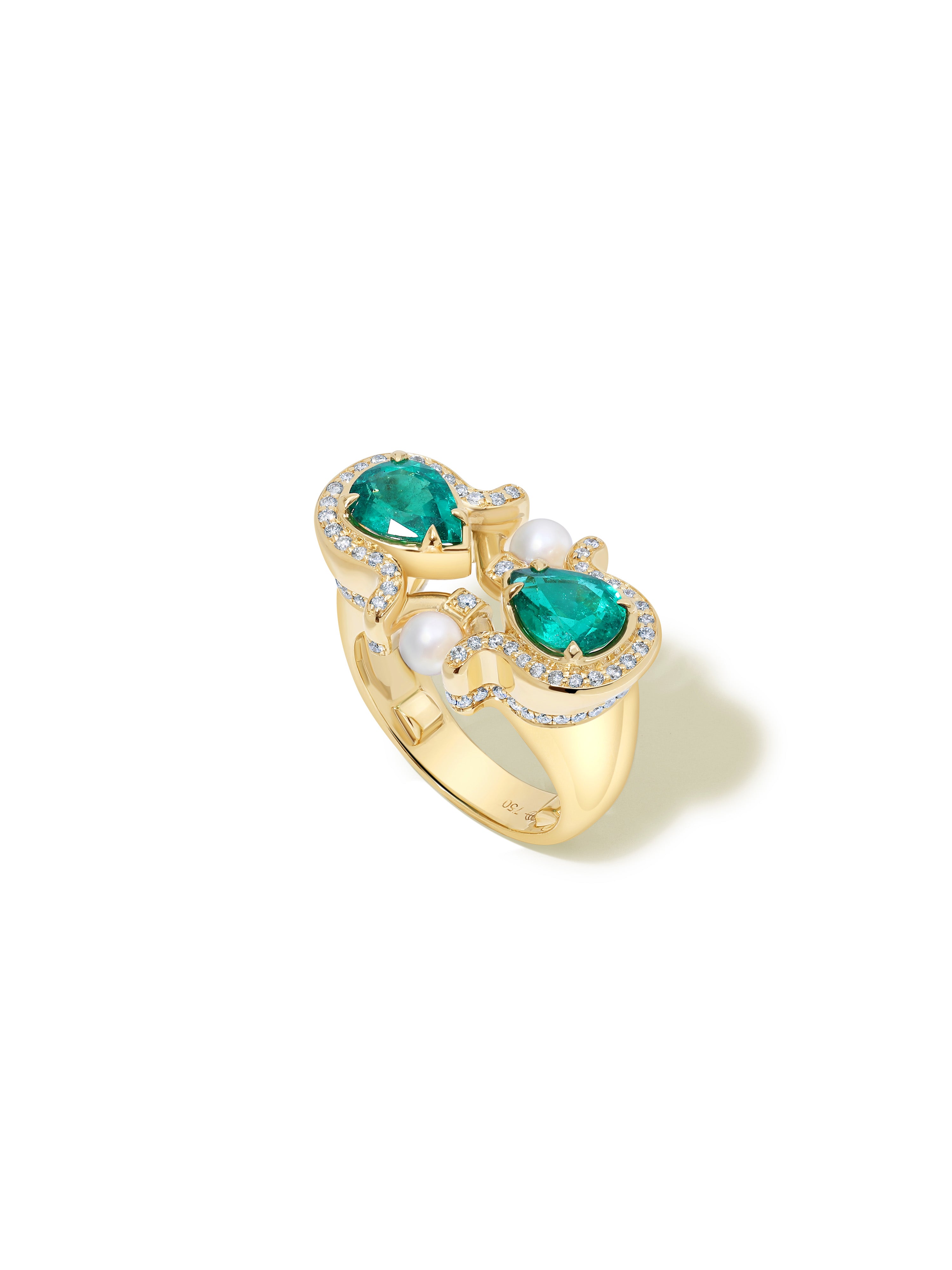 Edessa Dewdrop Ring