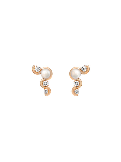 Edessa Droplet Pearl Earrings