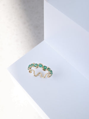 Edessa Emerald Eternity Ring