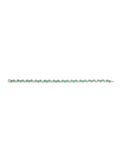 Edessa Emerald Tennis Bracelet