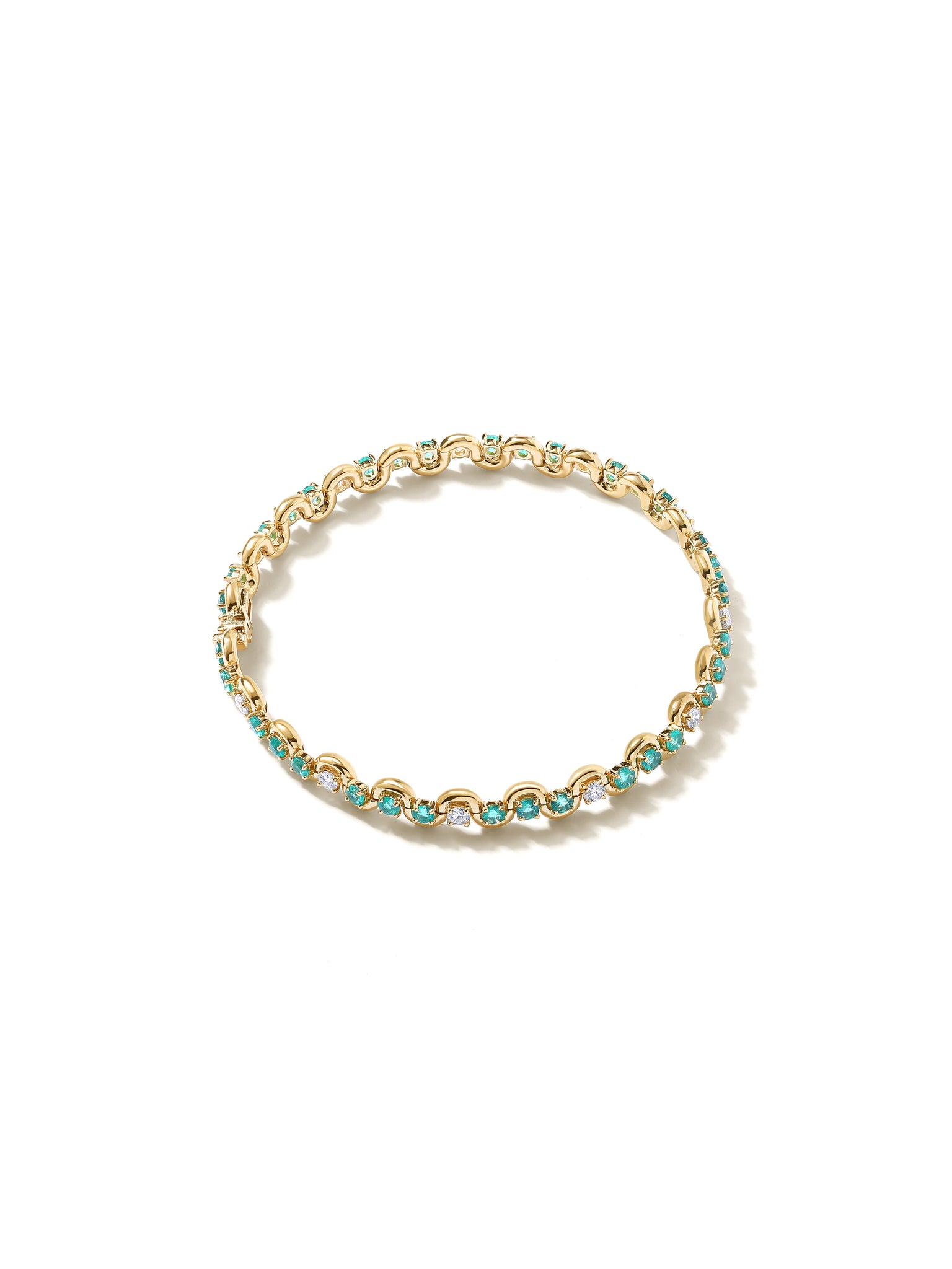 Edessa Emerald Tennis Bracelet