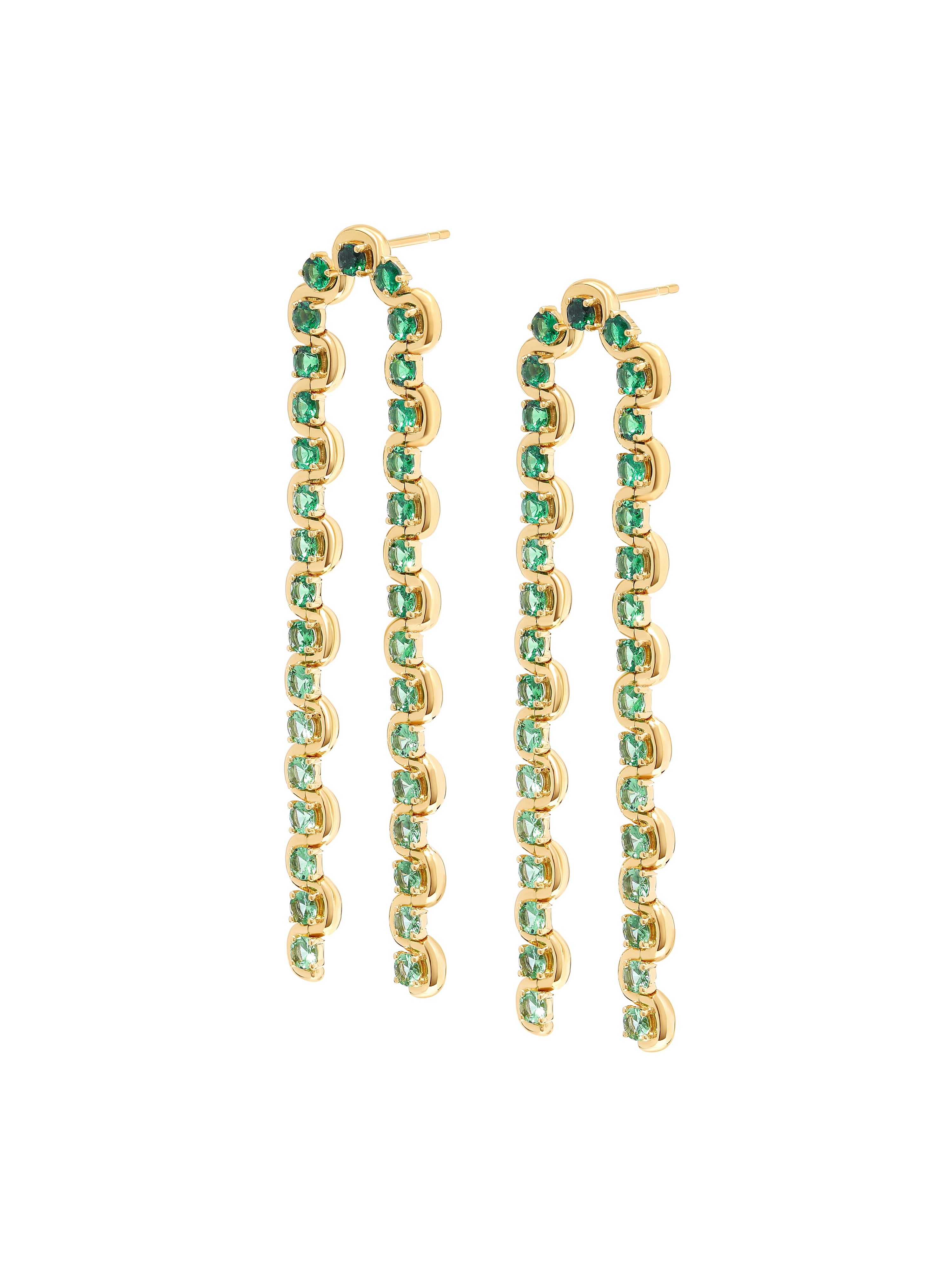 Edessa Forest Arc Drop Earrings